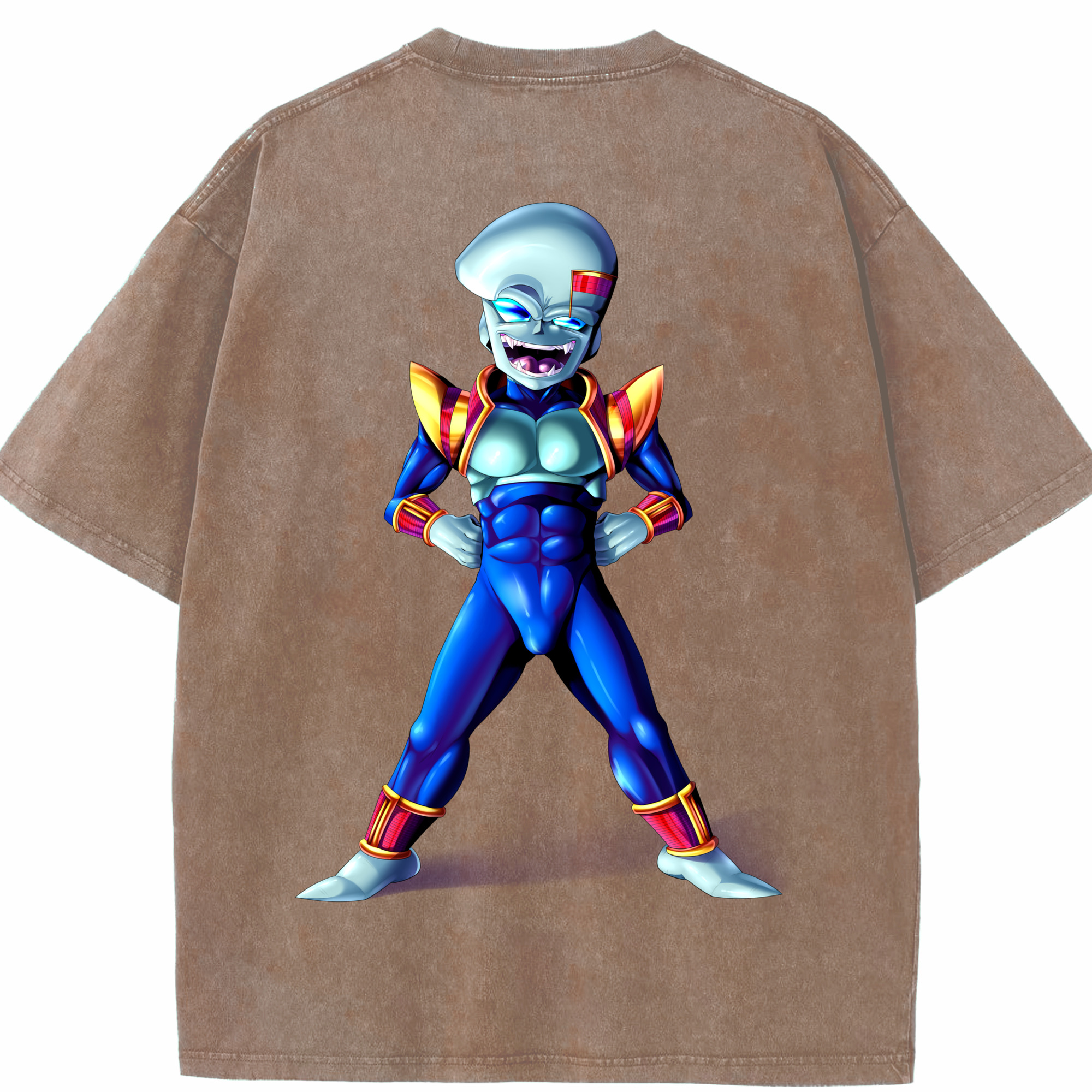 （画像用） ドラゴンボール DRAGON BALL 綿100% ヴィンテージ風 半袖Tシャツ（背面プリント）