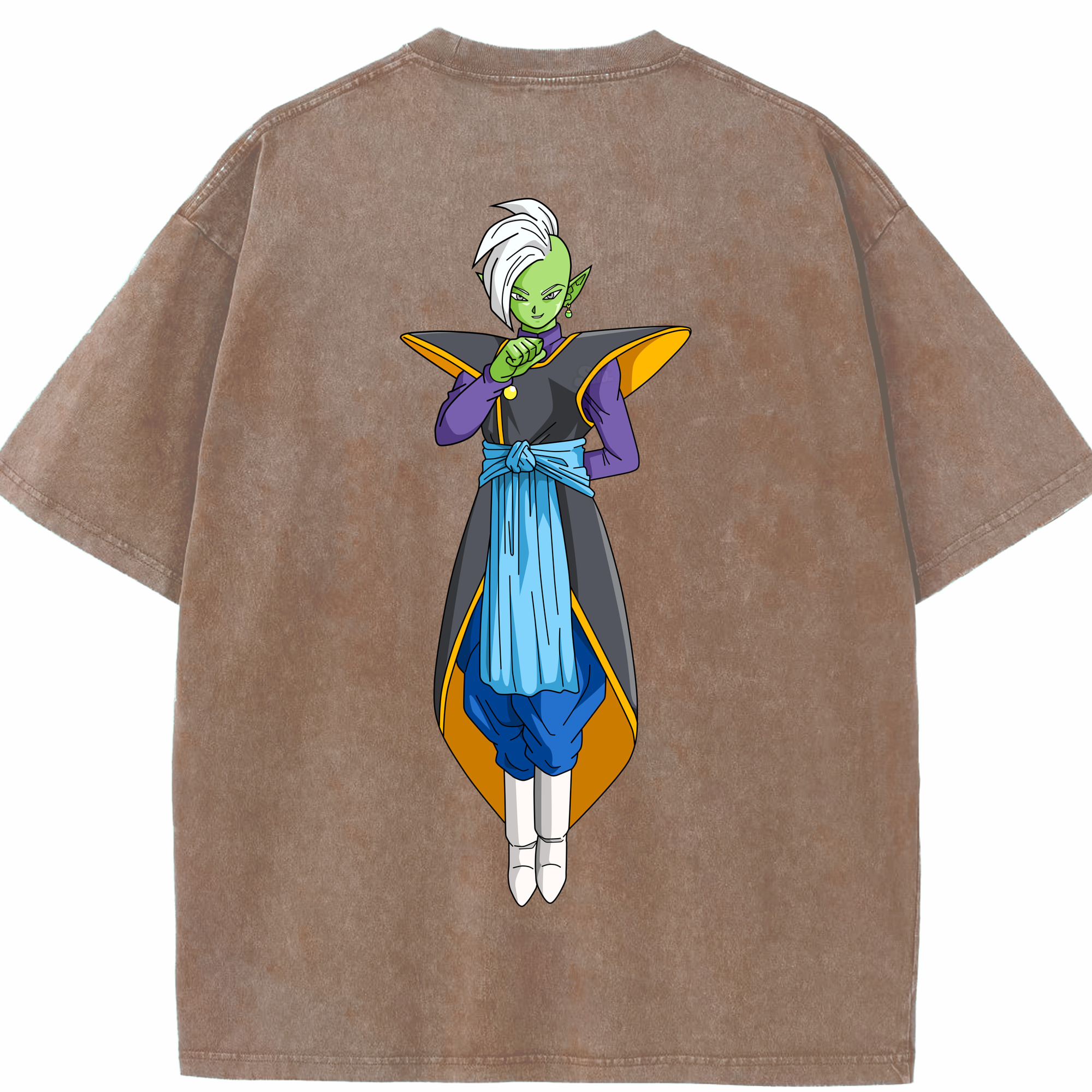 （画像用） ドラゴンボール DRAGON BALL 綿100% ヴィンテージ風 半袖Tシャツ（背面プリント）