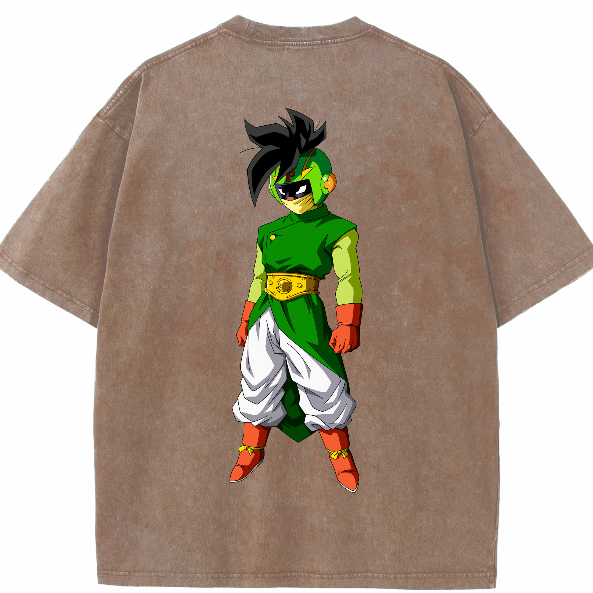 （画像用） ドラゴンボール DRAGON BALL 綿100% ヴィンテージ風 半袖Tシャツ（背面プリント）