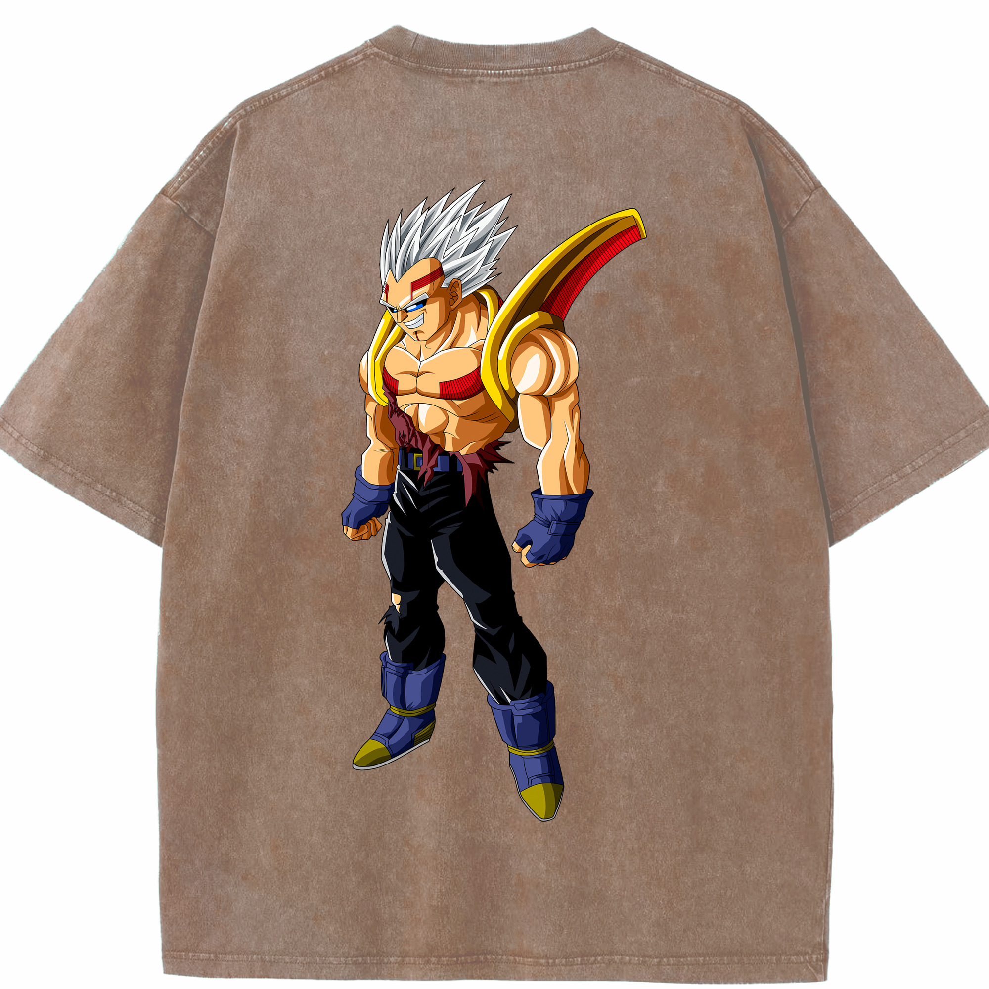（画像用） ドラゴンボール DRAGON BALL 綿100% ヴィンテージ風 半袖Tシャツ（背面プリント）