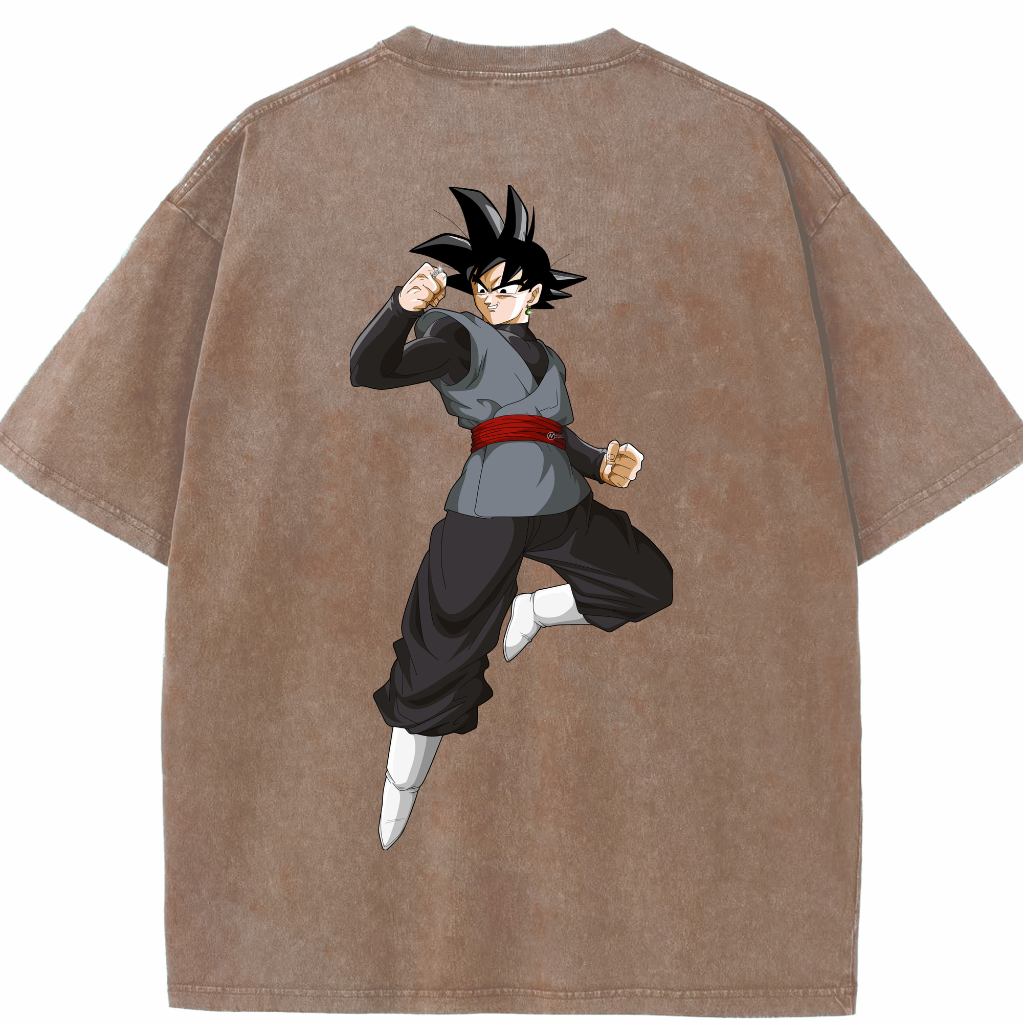 （画像用） ドラゴンボール ベジータ四世（Bejīta Yonsei）DRAGON BALL Vegeta IV 綿100% ヴィンテージ風 半袖Tシャツ（背面プリント）