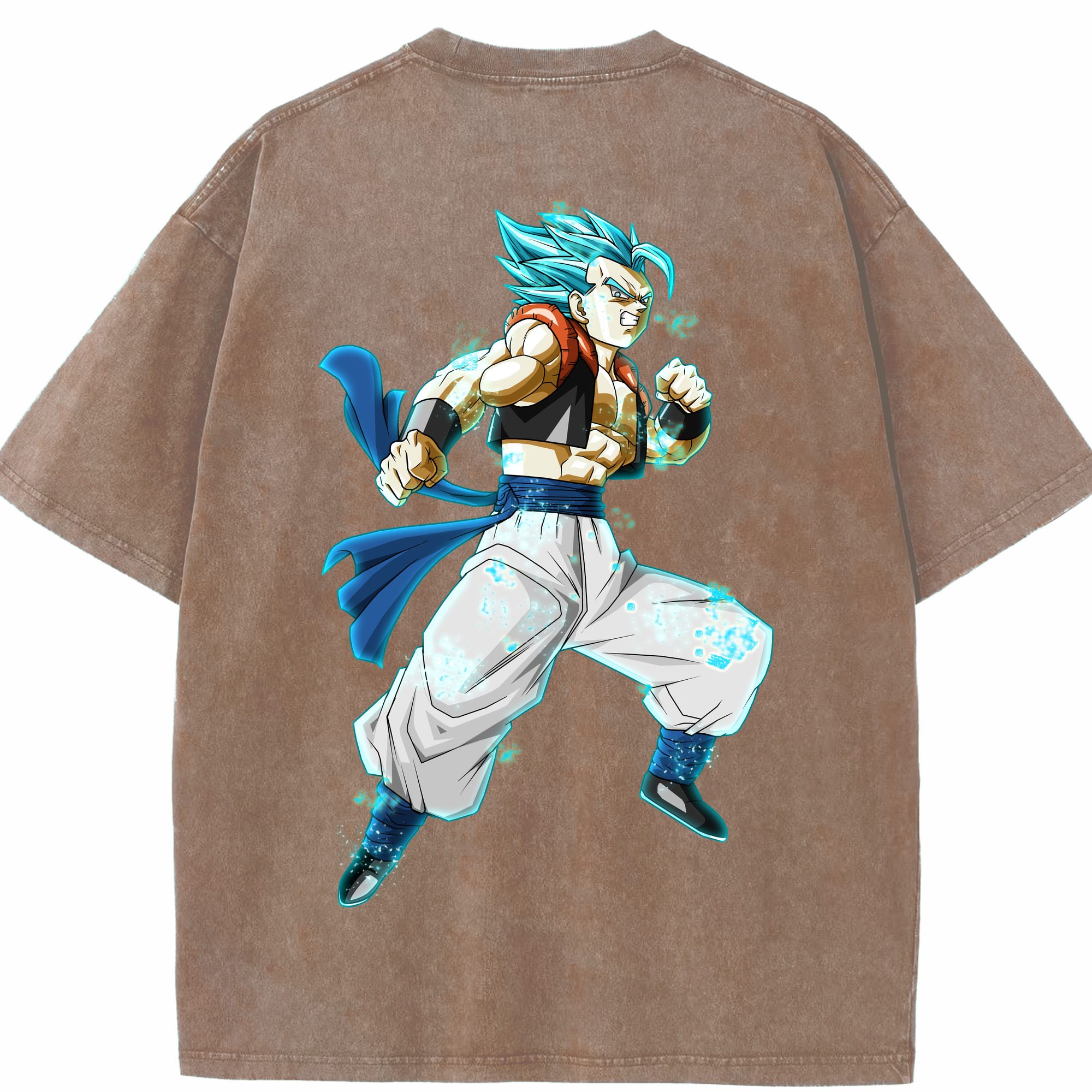 （画像用） ドラゴンボール ベジータ四世（Bejīta Yonsei）DRAGON BALL Vegeta IV 綿100% ヴィンテージ風 半袖Tシャツ（背面プリント）