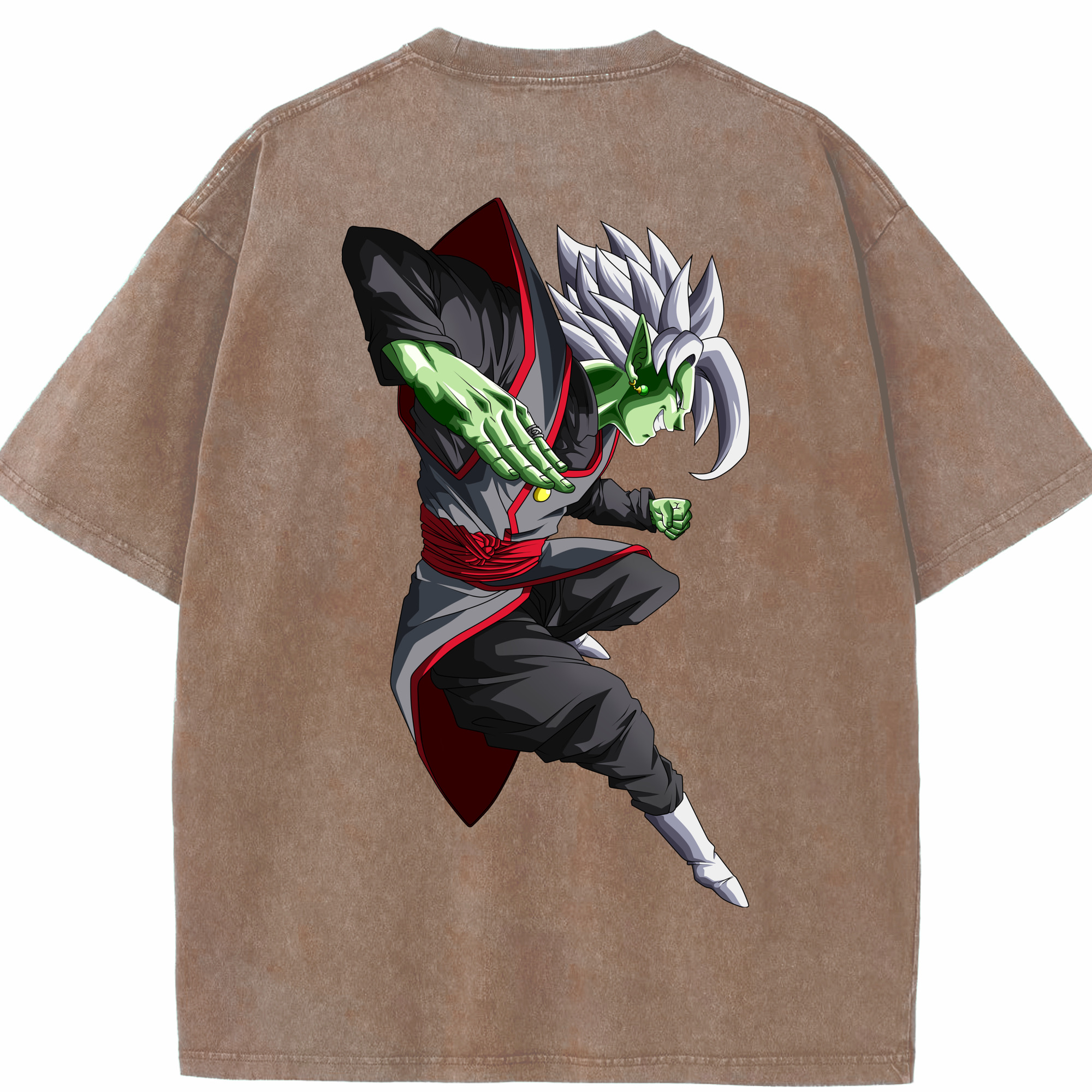 （画像用） ドラゴンボール ベジット DRAGON BALL Vegetto 綿100% ヴィンテージ風 半袖Tシャツ（背面プリント）