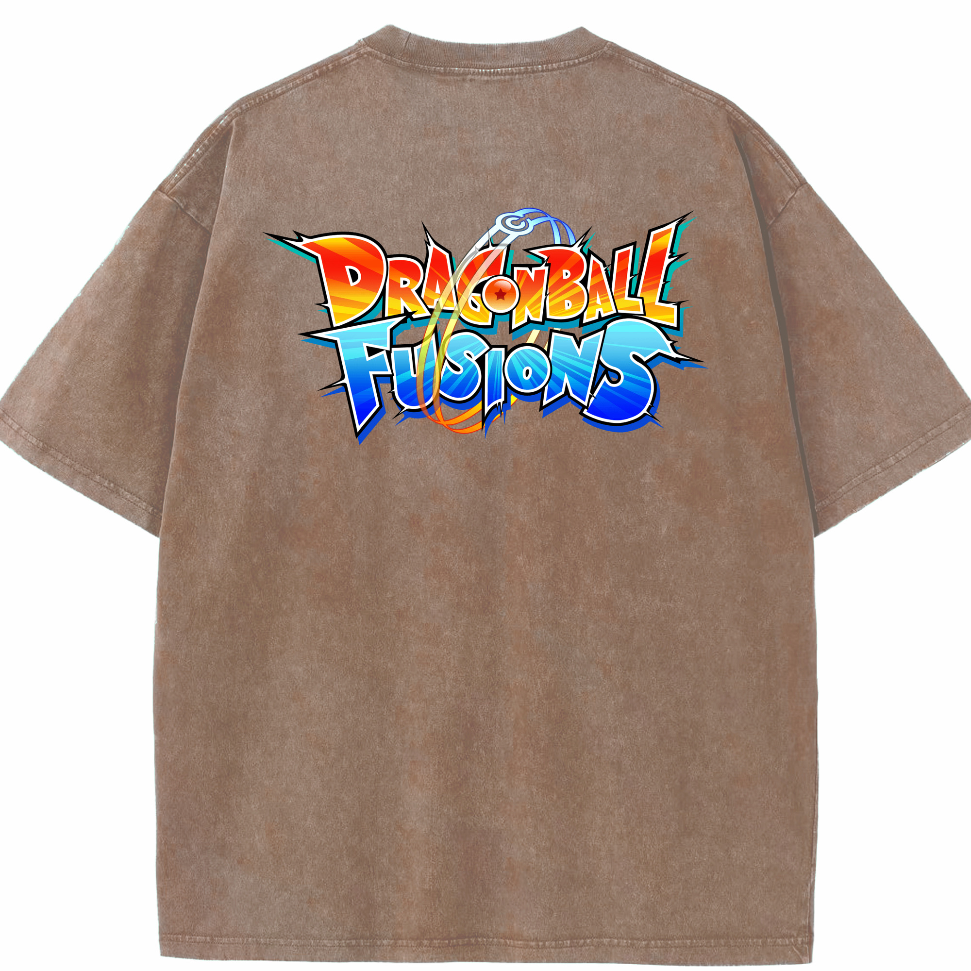 （画像用） ドラゴンボール DRAGON BALL 綿100% ヴィンテージ風 半袖Tシャツ（背面プリント）