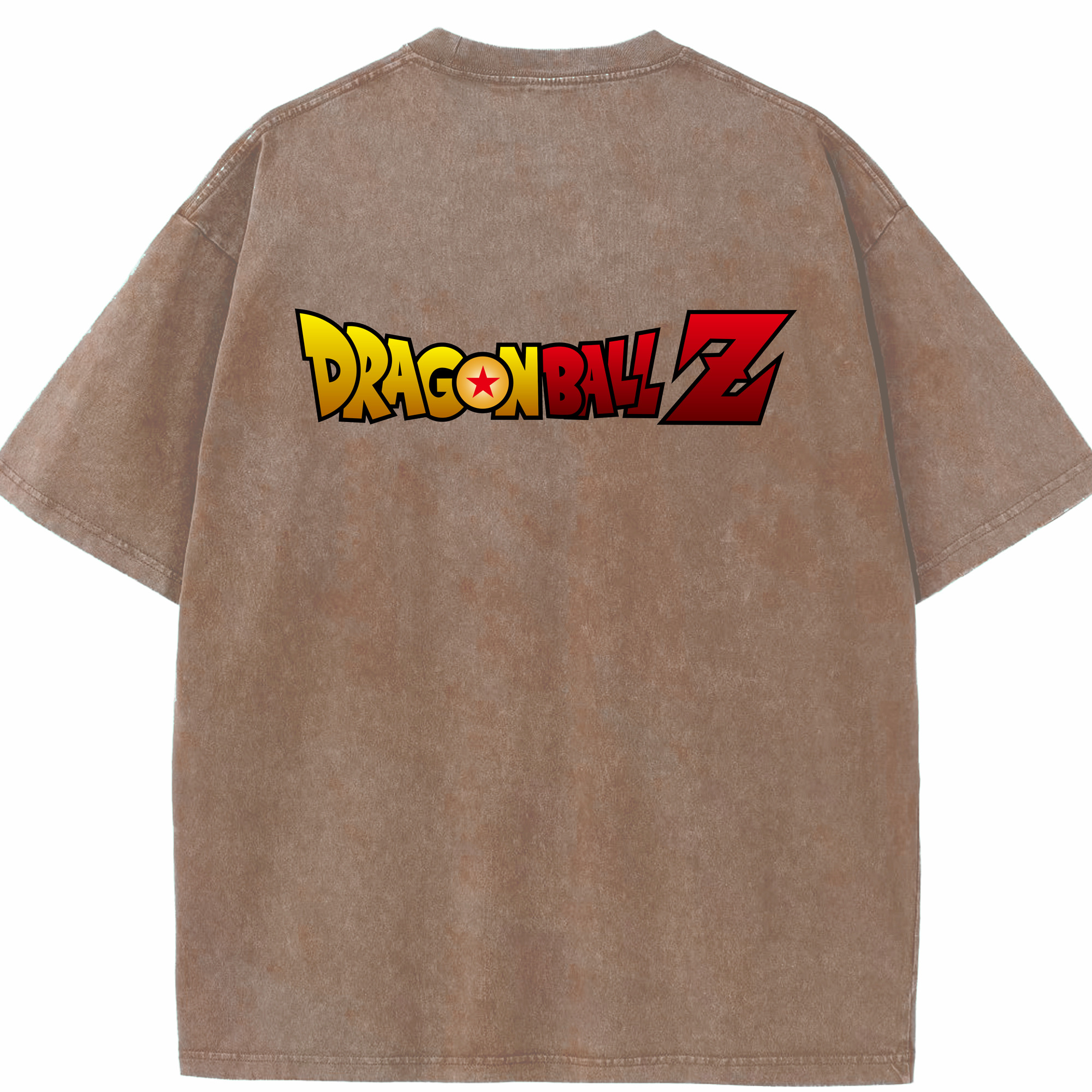 （画像用） ドラゴンボール DRAGON BALL 綿100% ヴィンテージ風 半袖Tシャツ（背面プリント）