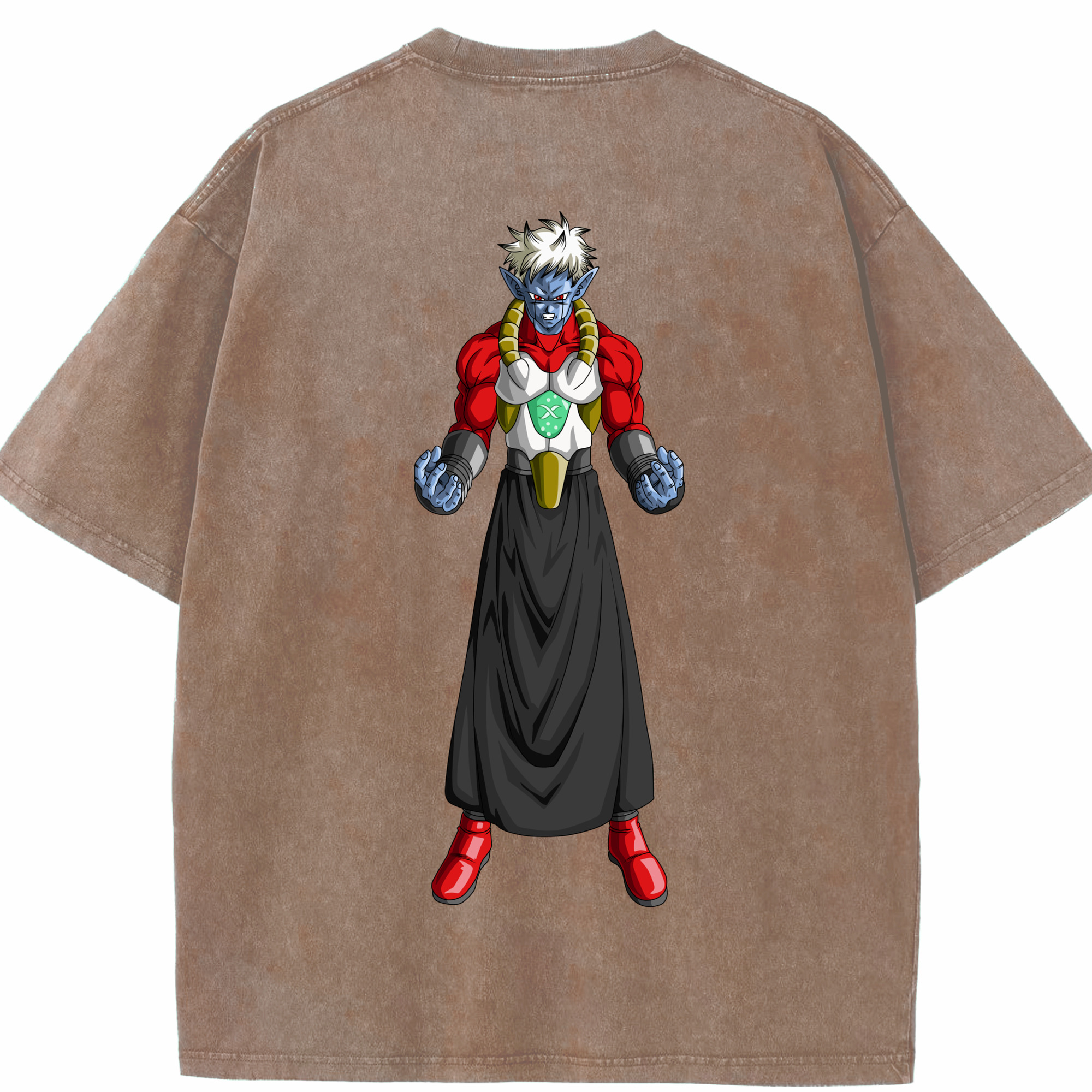 （画像用） ドラゴンボール DRAGON BALL 綿100% ヴィンテージ風 半袖Tシャツ（背面プリント）