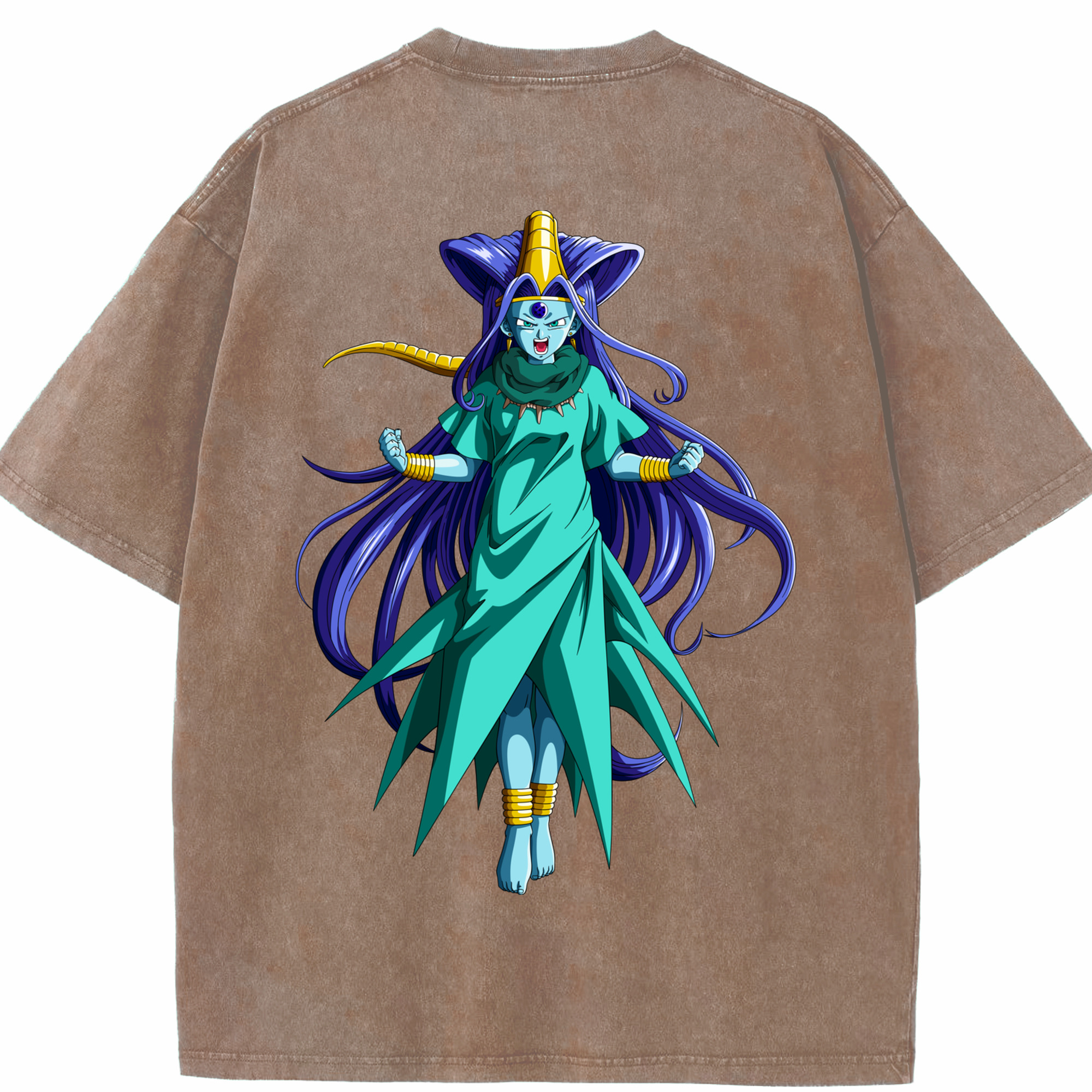 （画像用） ドラゴンボール DRAGON BALL 綿100% ヴィンテージ風 半袖Tシャツ（背面プリント）