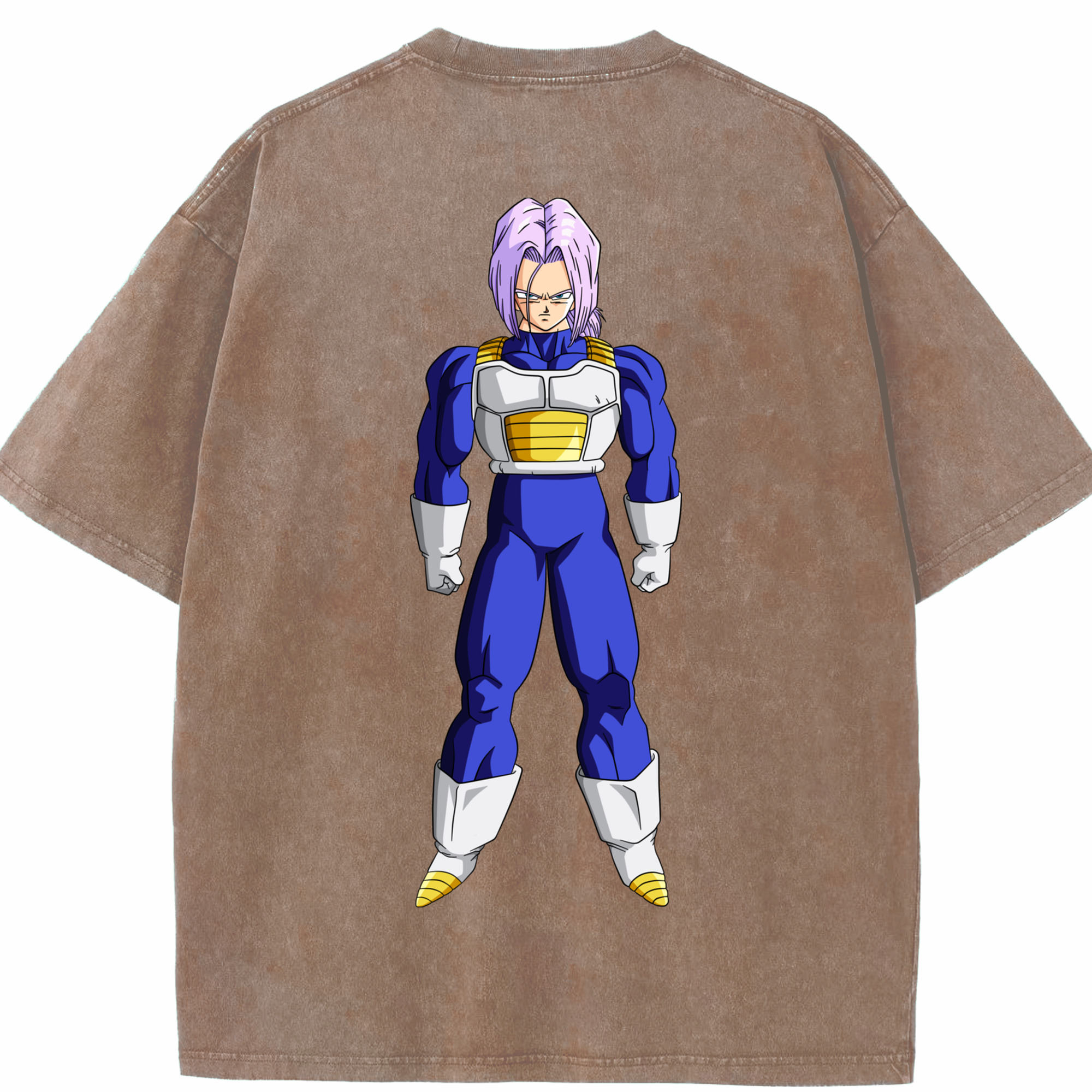 （画像用） ドラゴンボール DRAGON BALL 綿100% ヴィンテージ風 半袖Tシャツ（背面プリント）