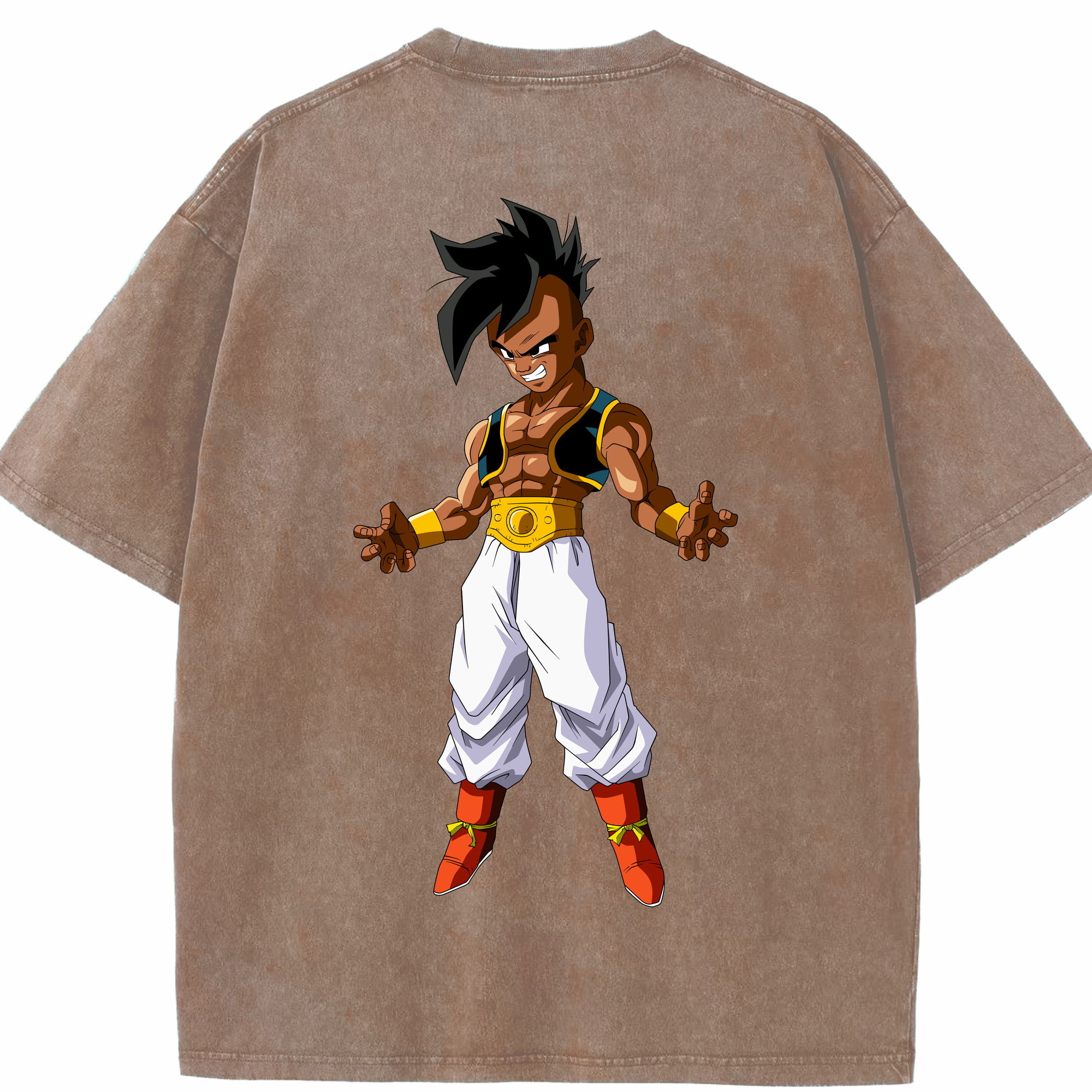 （画像用） ドラゴンボール DRAGON BALL 綿100% ヴィンテージ風 半袖Tシャツ（背面プリント）