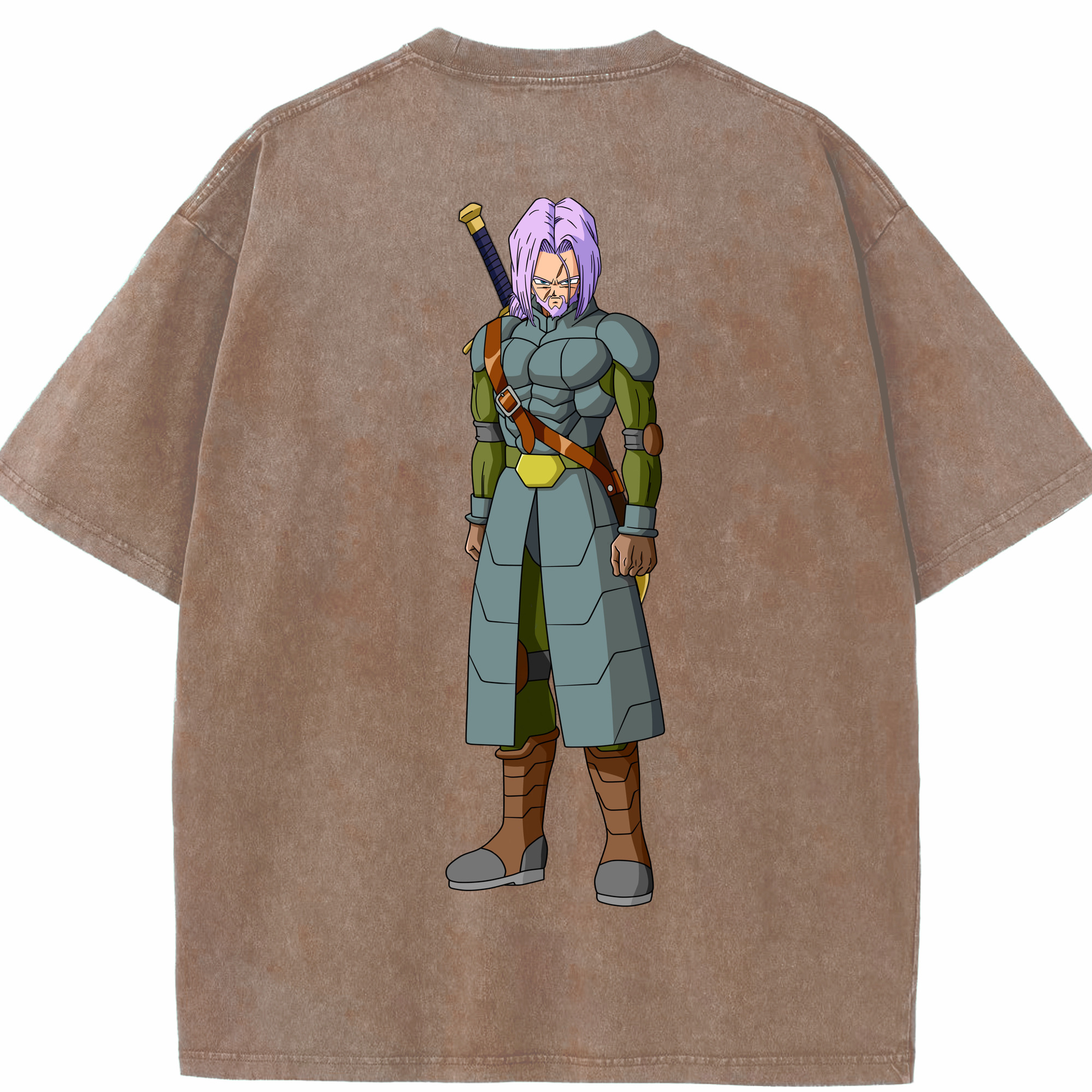 （画像用） ドラゴンボール DRAGON BALL 綿100% ヴィンテージ風 半袖Tシャツ（背面プリント）