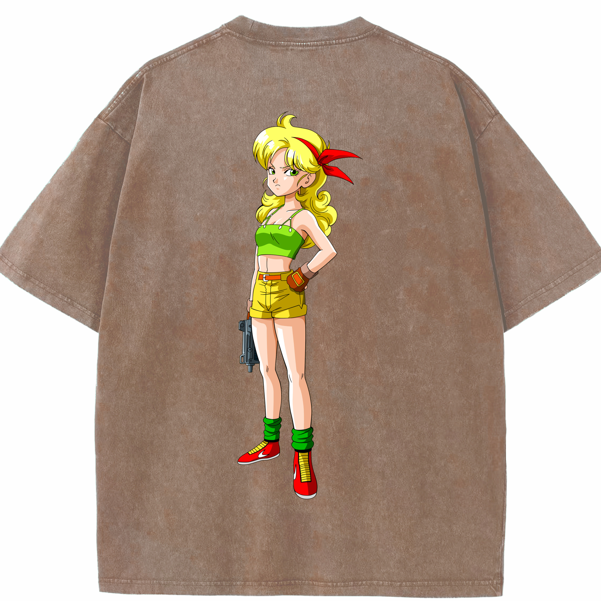 （画像用） ドラゴンボール DRAGON BALL 綿100% ヴィンテージ風 半袖Tシャツ（背面プリント）