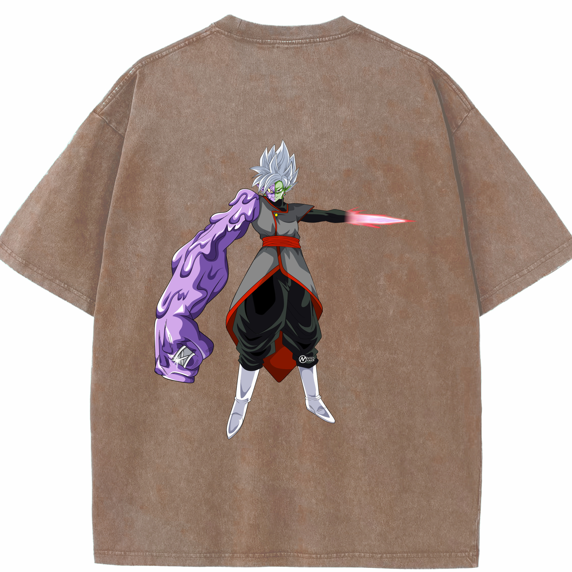 （画像用） ドラゴンボール DRAGON BALL 綿100% ヴィンテージ風 半袖Tシャツ（背面プリント）