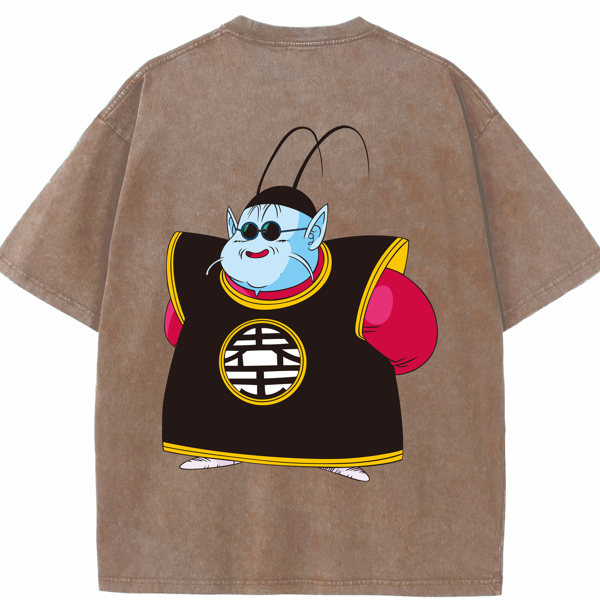 （画像用） ドラゴンボール DRAGON BALL 綿100% ヴィンテージ風 半袖Tシャツ（背面プリント）