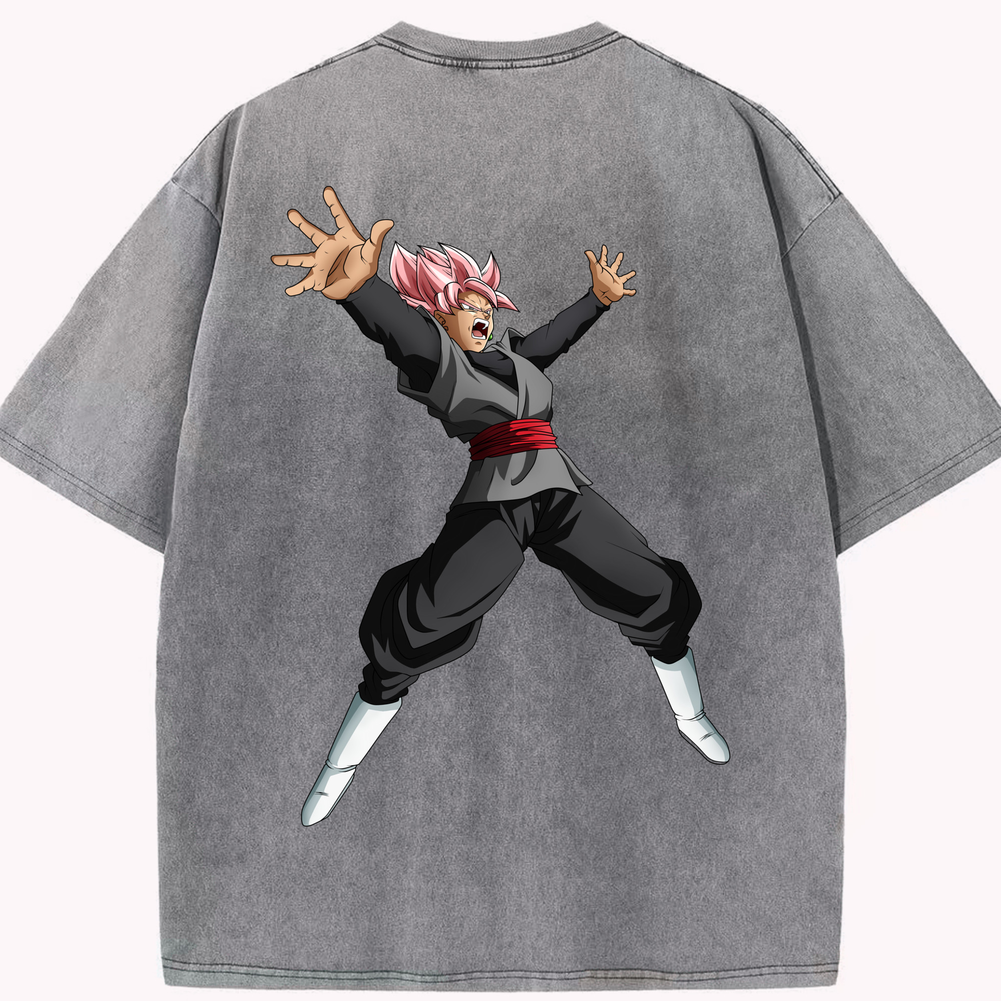（画像用） ドラゴンボール ベジット DRAGON BALL Vegetto 綿100% ヴィンテージ風 半袖Tシャツ（背面プリント）