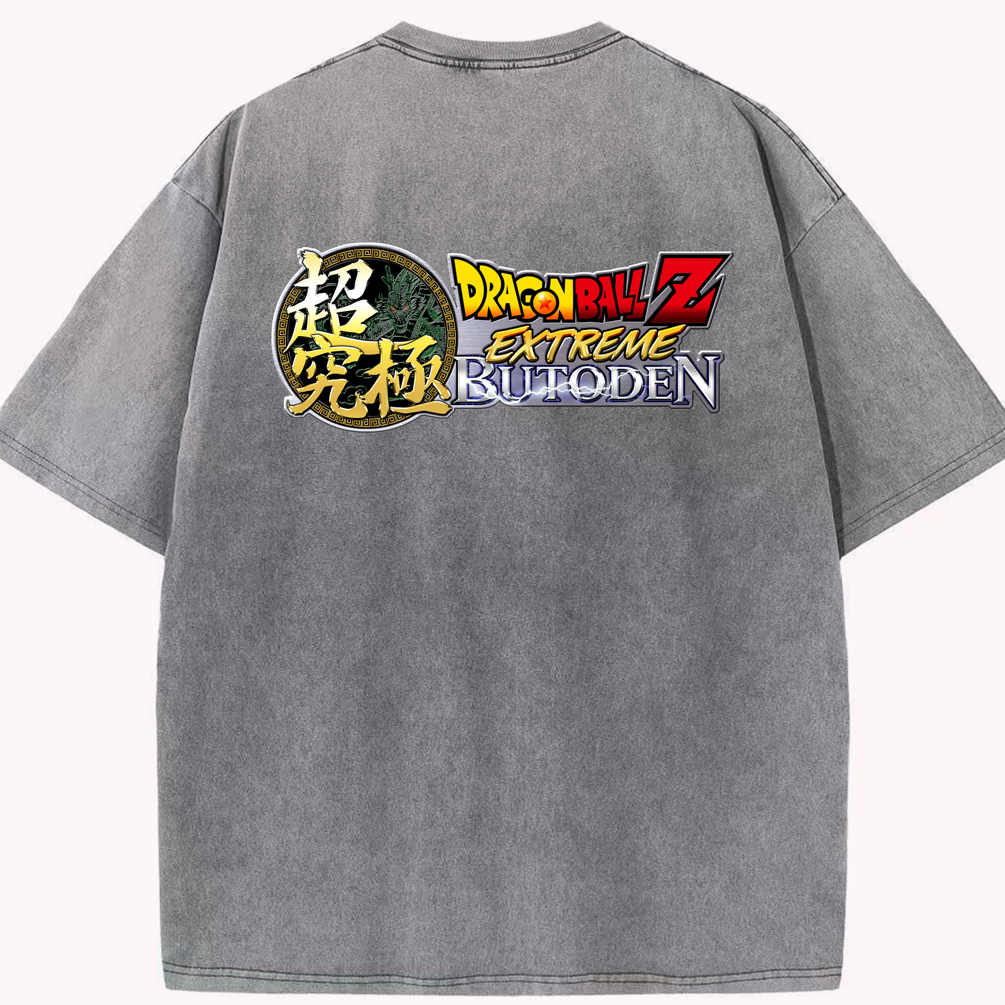 （画像用） ドラゴンボール DRAGON BALL 綿100% ヴィンテージ風 半袖Tシャツ（背面プリント）
