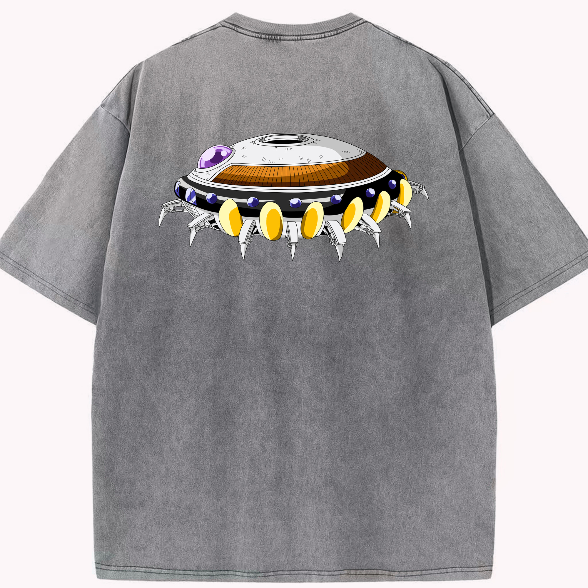 （画像用） ドラゴンボール DRAGON BALL 綿100% ヴィンテージ風 半袖Tシャツ（背面プリント）