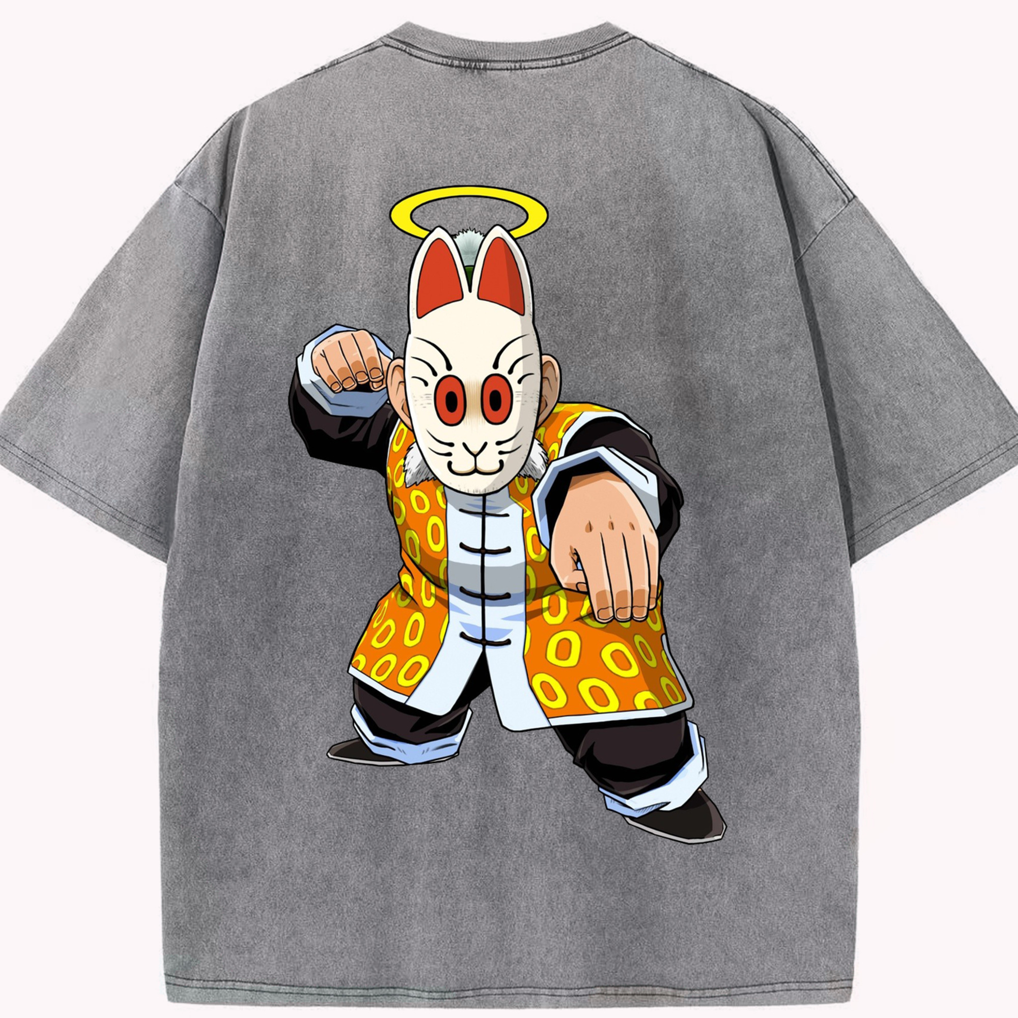 （画像用） ドラゴンボール DRAGON BALL 綿100% ヴィンテージ風 半袖Tシャツ（背面プリント）
