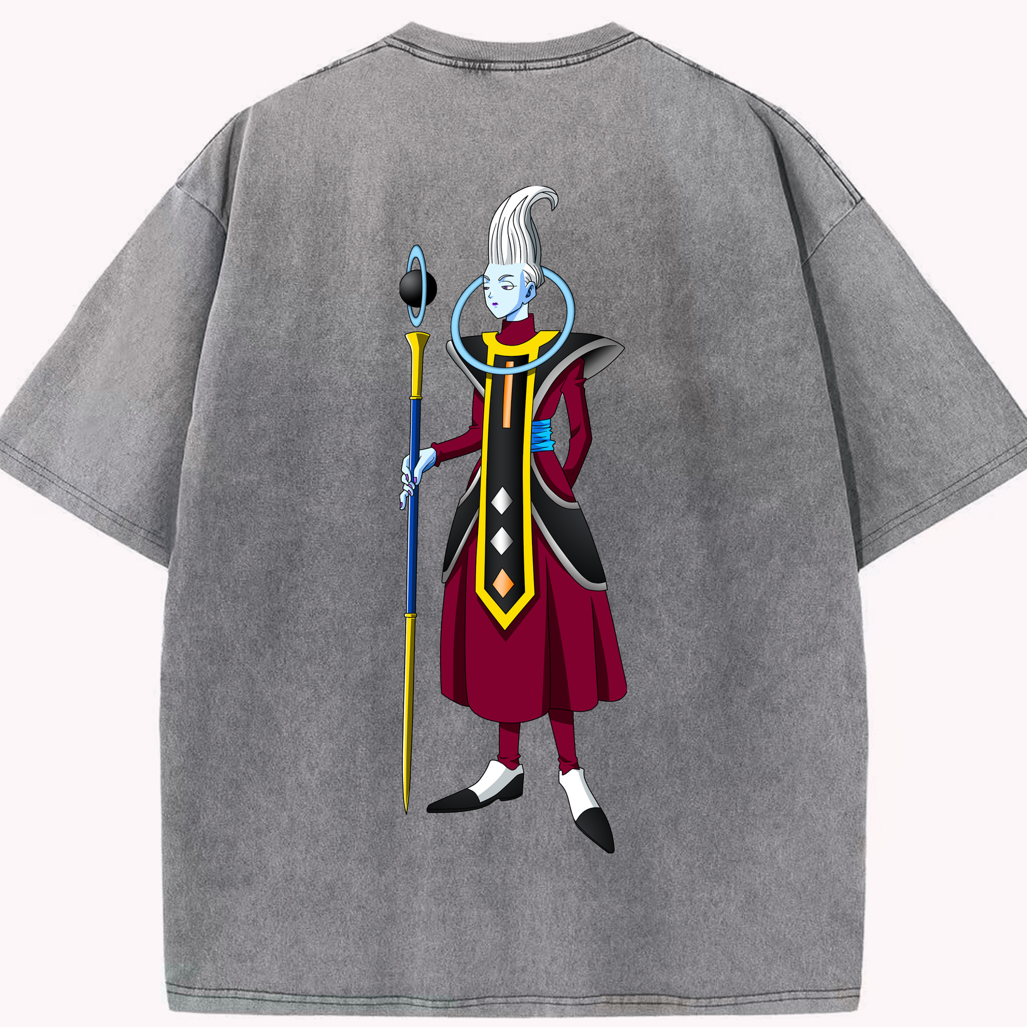 （画像用） ドラゴンボール DRAGON BALL 綿100% ヴィンテージ風 半袖Tシャツ（背面プリント）