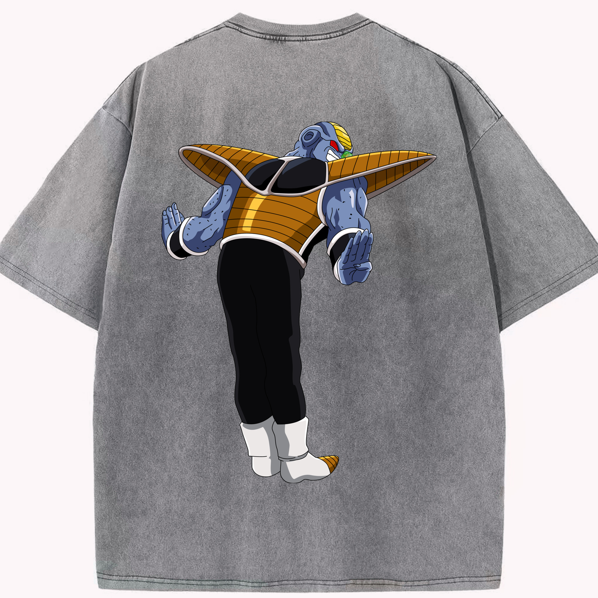 （画像用） ドラゴンボール DRAGON BALL 綿100% ヴィンテージ風 半袖Tシャツ（背面プリント）