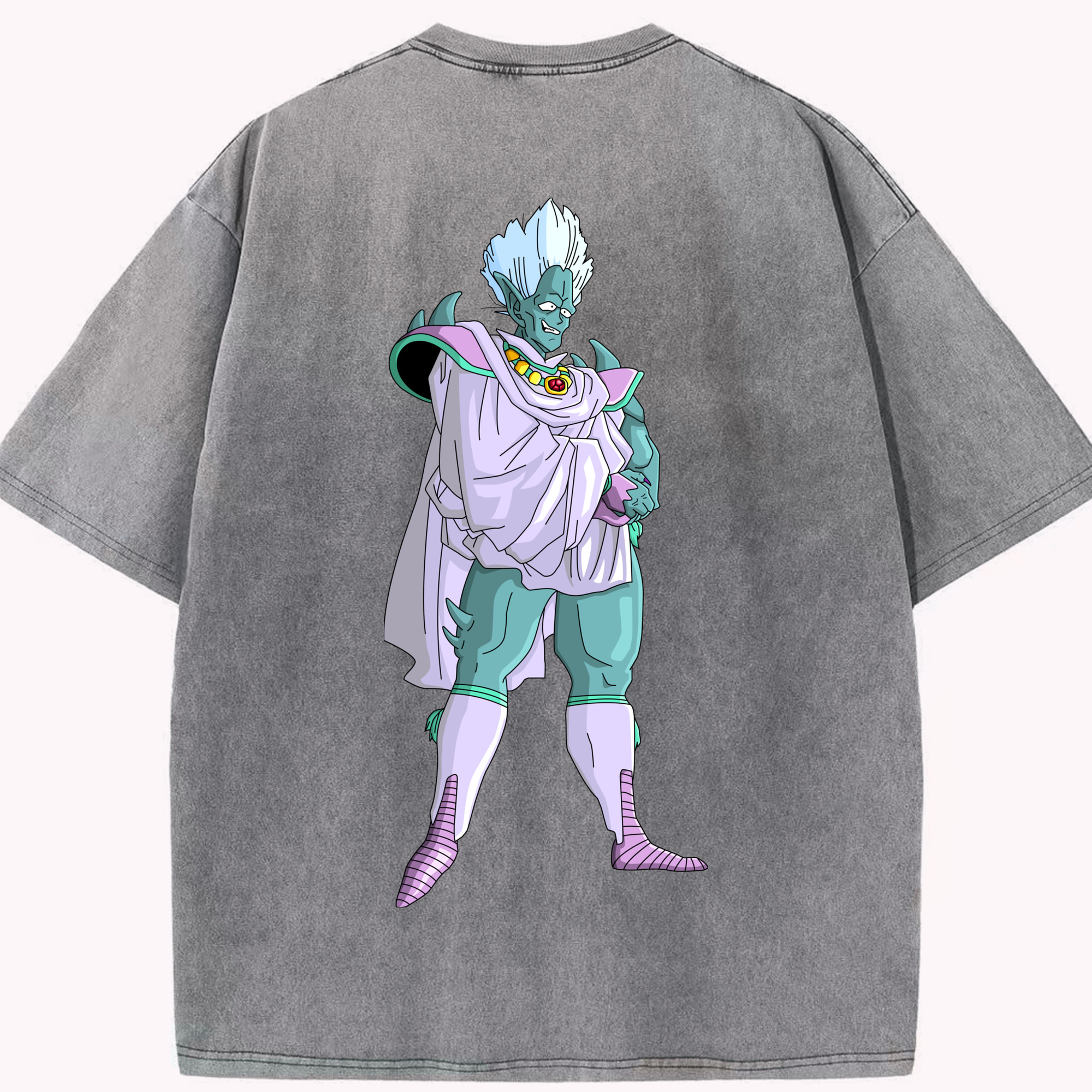 （画像用） ドラゴンボール DRAGON BALL 綿100% ヴィンテージ風 半袖Tシャツ（背面プリント）