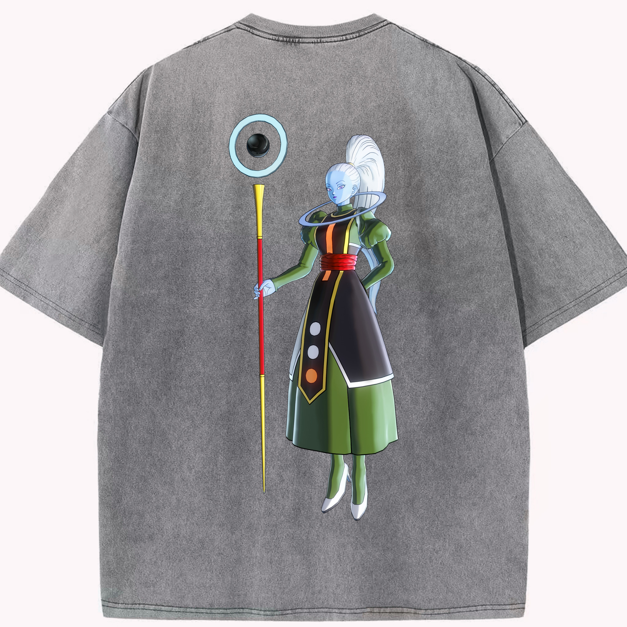 （画像用） ドラゴンボール DRAGON BALL 綿100% ヴィンテージ風 半袖Tシャツ（背面プリント）