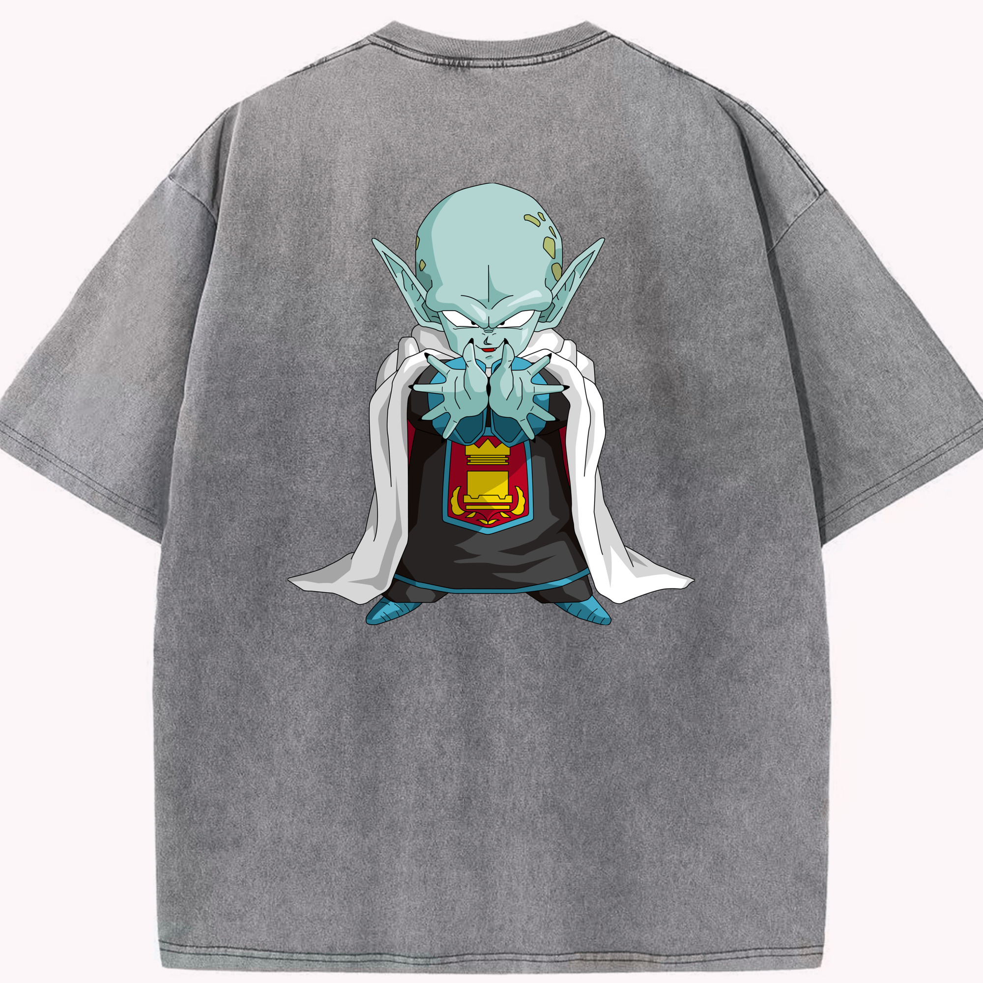 （画像用） ドラゴンボール DRAGON BALL 綿100% ヴィンテージ風 半袖Tシャツ（背面プリント）