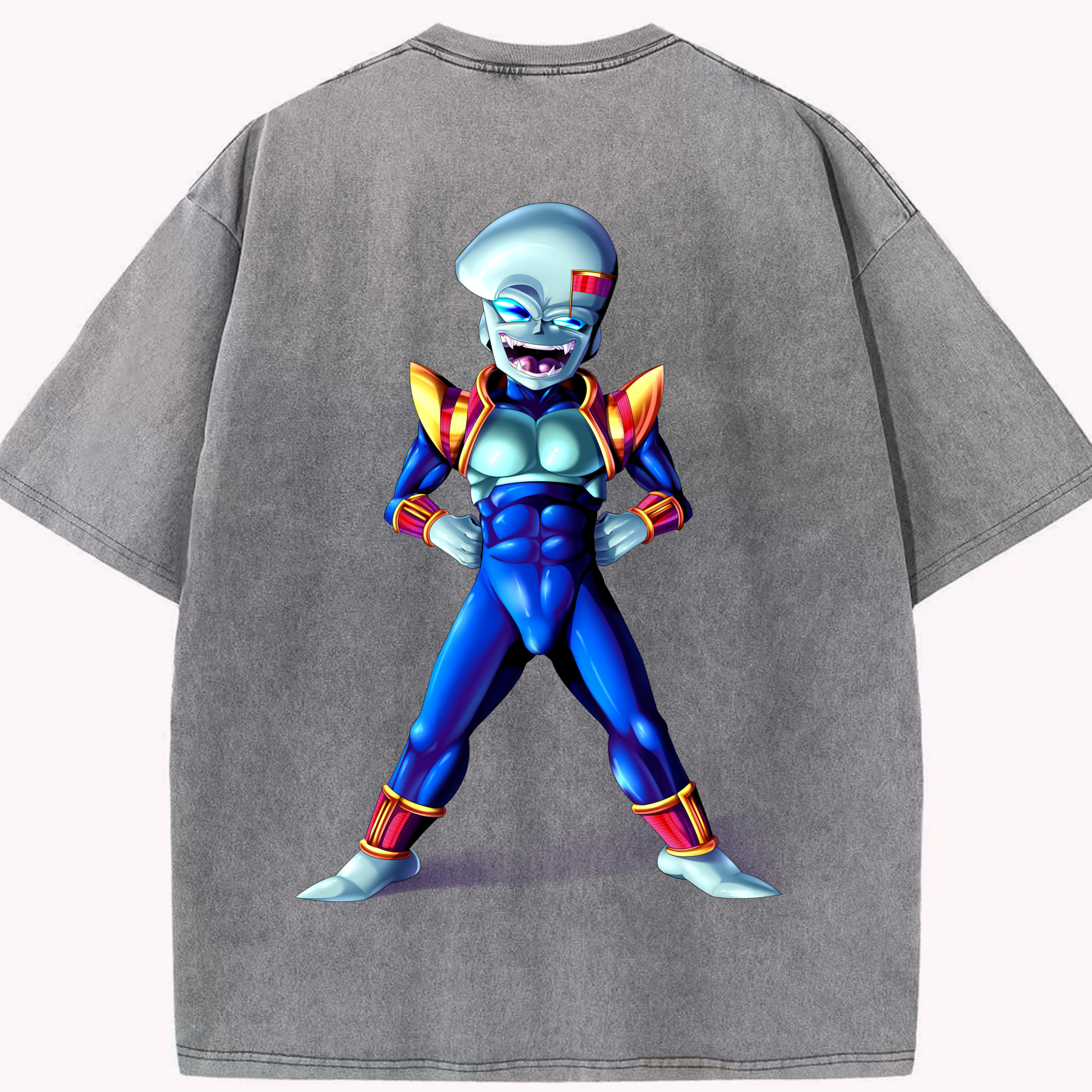 （画像用） ドラゴンボール DRAGON BALL 綿100% ヴィンテージ風 半袖Tシャツ（背面プリント）