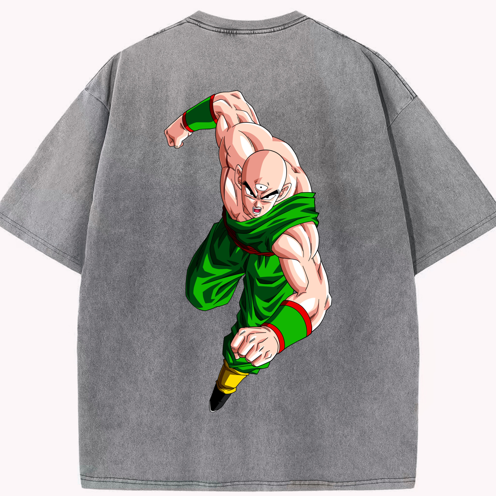 （画像用） ドラゴンボール DRAGON BALL 綿100% ヴィンテージ風 半袖Tシャツ（背面プリント）