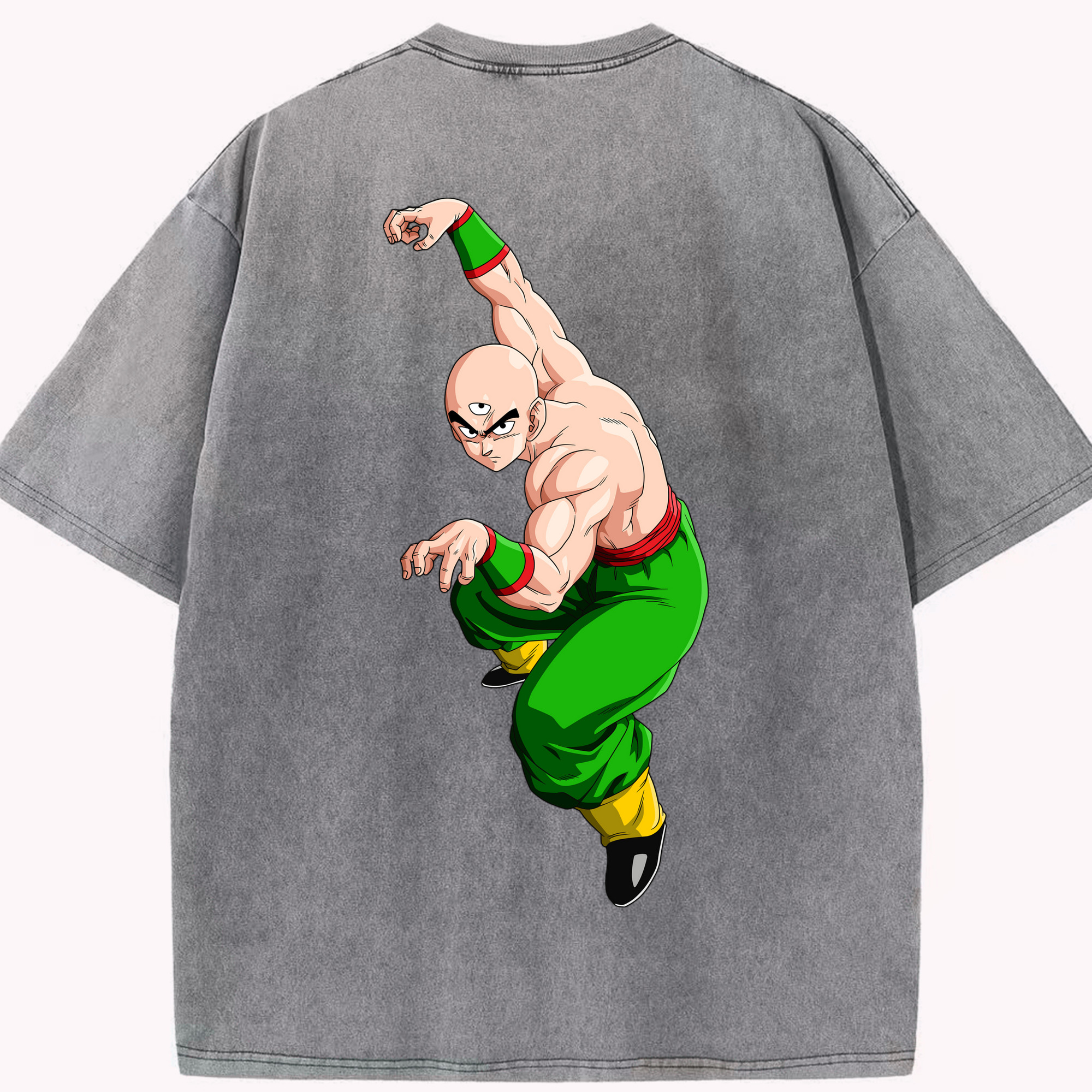 （画像用） ドラゴンボール DRAGON BALL 綿100% ヴィンテージ風 半袖Tシャツ（背面プリント）