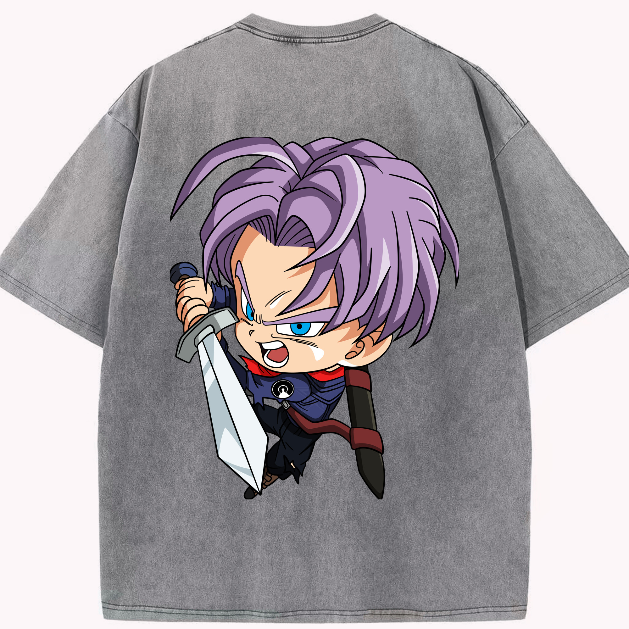 （画像用） ドラゴンボール DRAGON BALL 綿100% ヴィンテージ風 半袖Tシャツ（背面プリント）