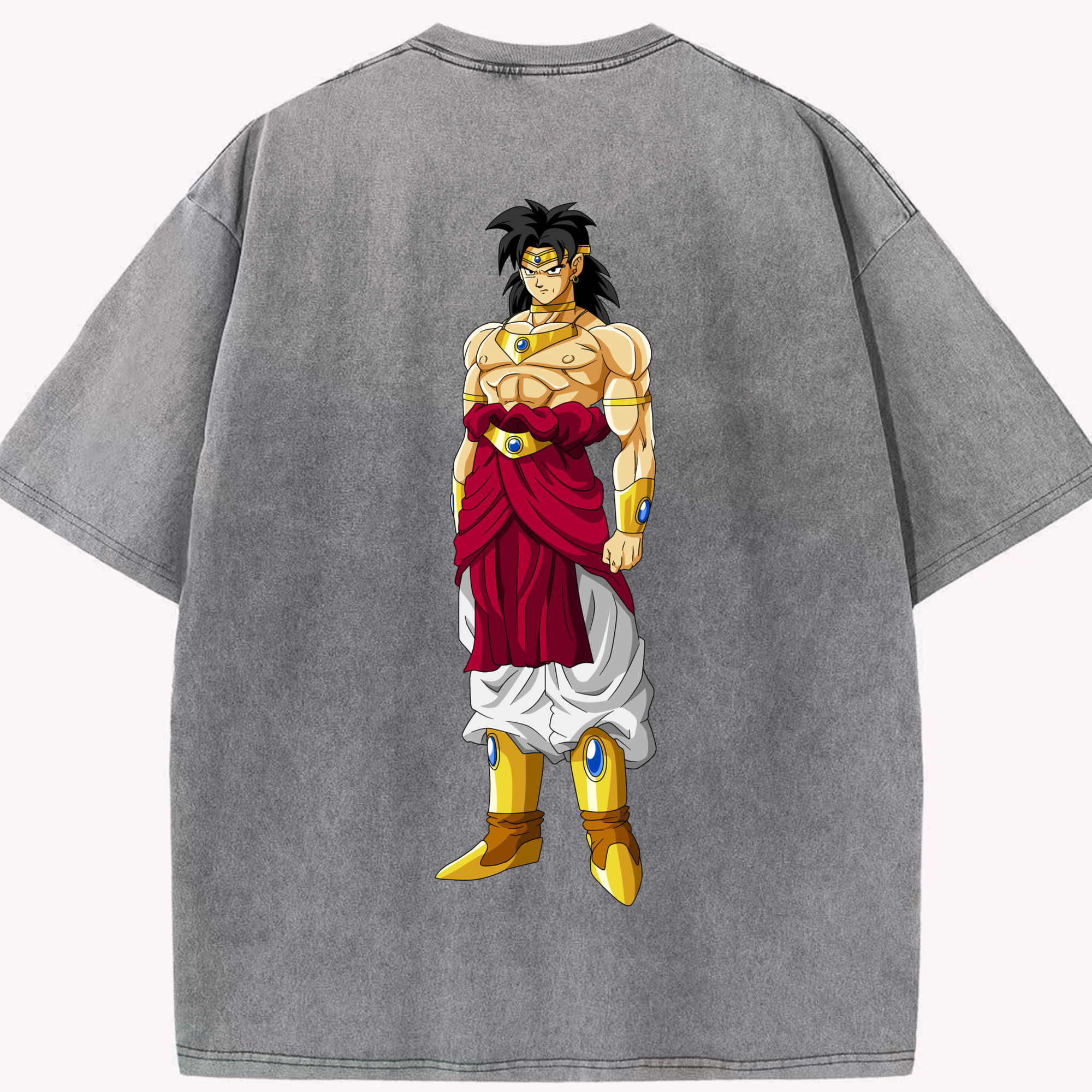 （画像用） ドラゴンボール DRAGON BALL 綿100% ヴィンテージ風 半袖Tシャツ（背面プリント）