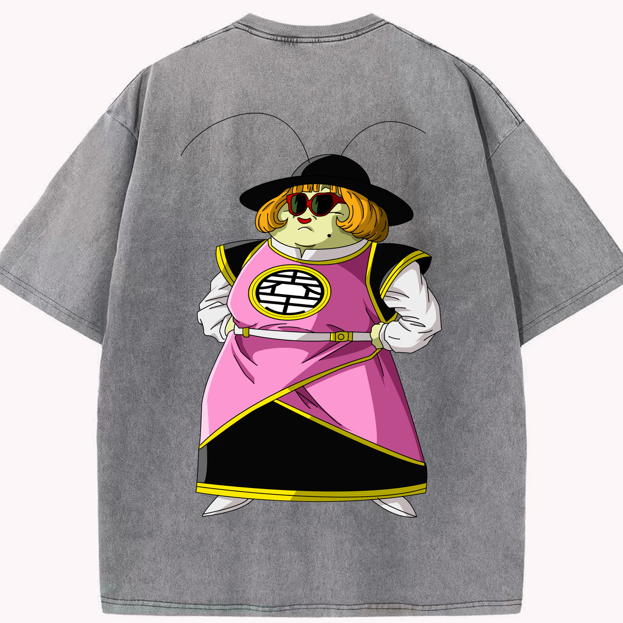 （画像用） ドラゴンボール DRAGON BALL 綿100% ヴィンテージ風 半袖Tシャツ（背面プリント）