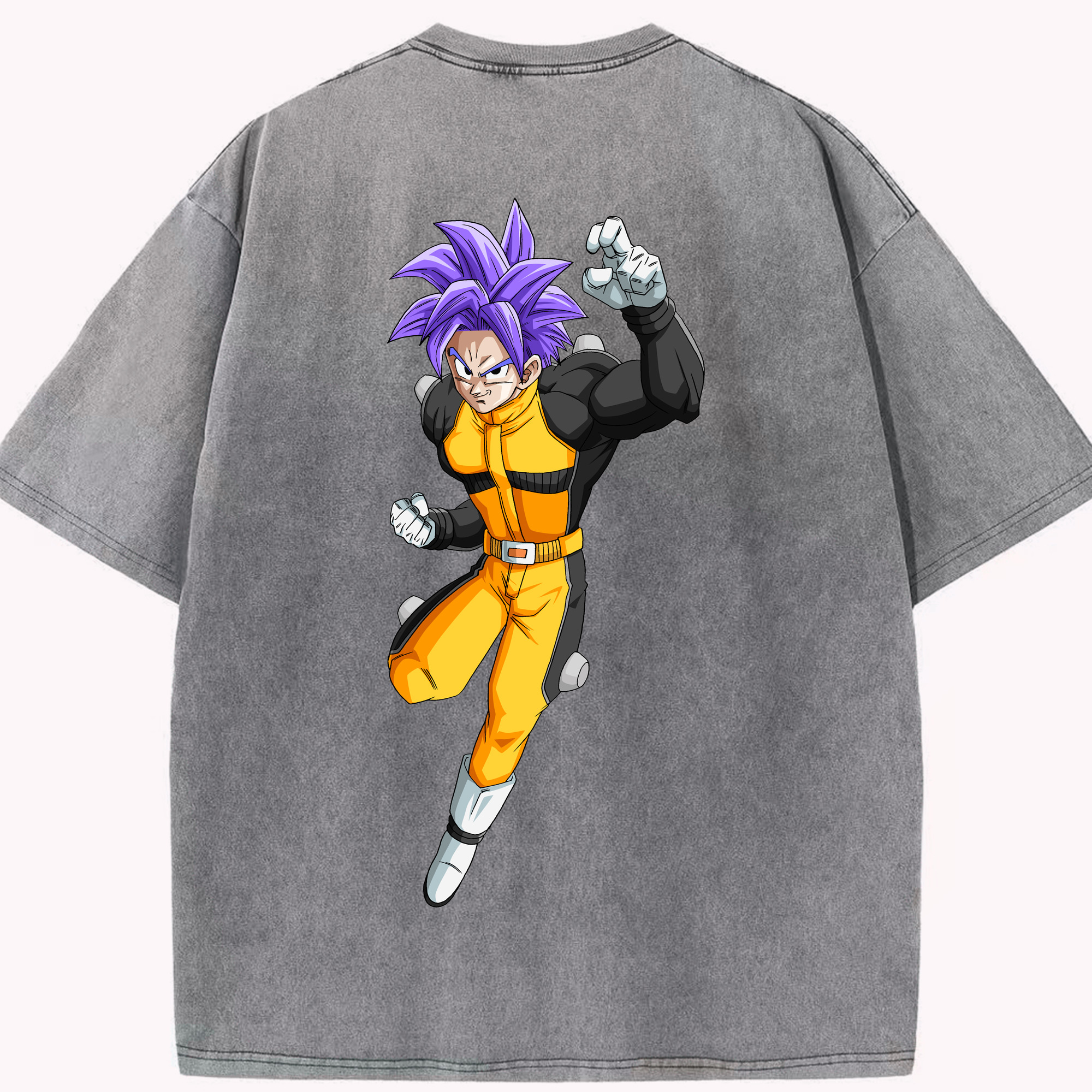 （画像用） ドラゴンボール DRAGON BALL 綿100% ヴィンテージ風 半袖Tシャツ（背面プリント）