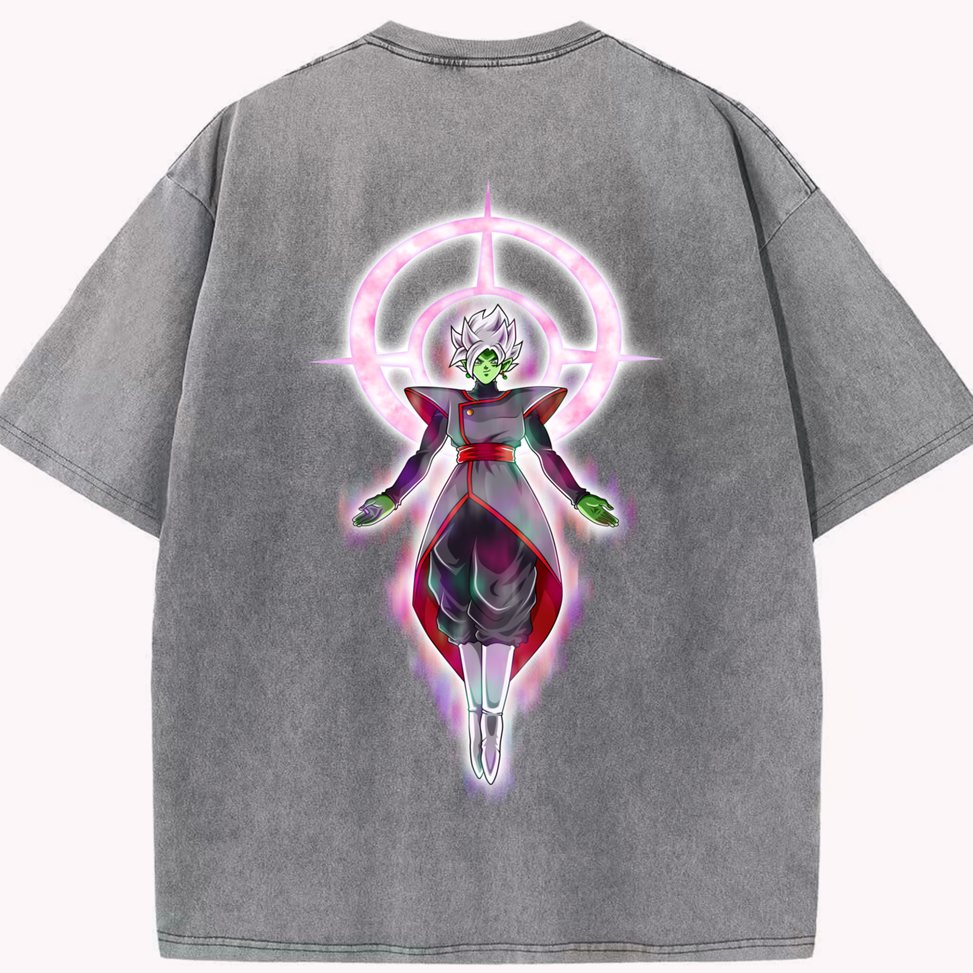 （画像用） ドラゴンボール DRAGON BALL 綿100% ヴィンテージ風 半袖Tシャツ（背面プリント）