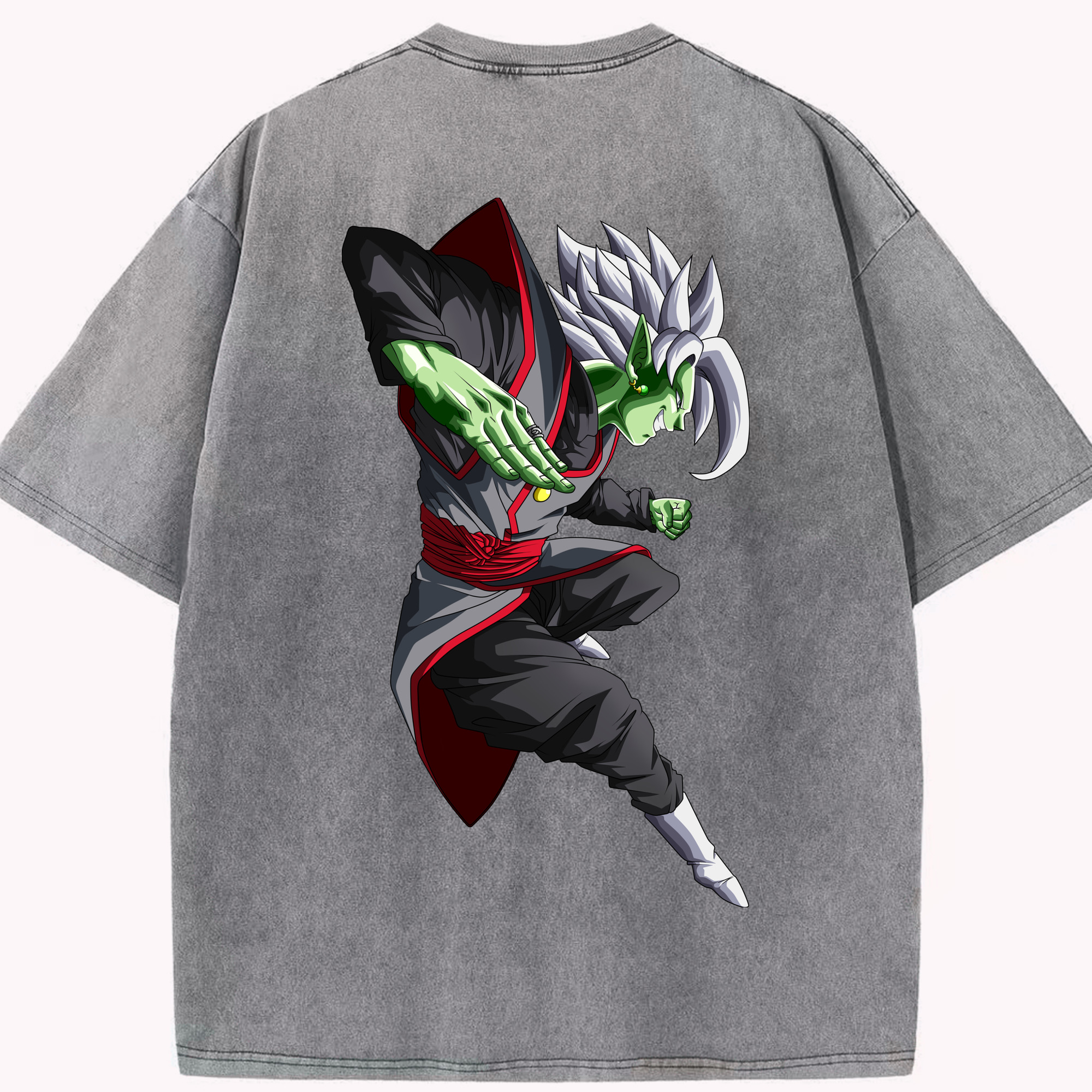 （画像用） ドラゴンボール ベジット DRAGON BALL Vegetto 綿100% ヴィンテージ風 半袖Tシャツ（背面プリント）