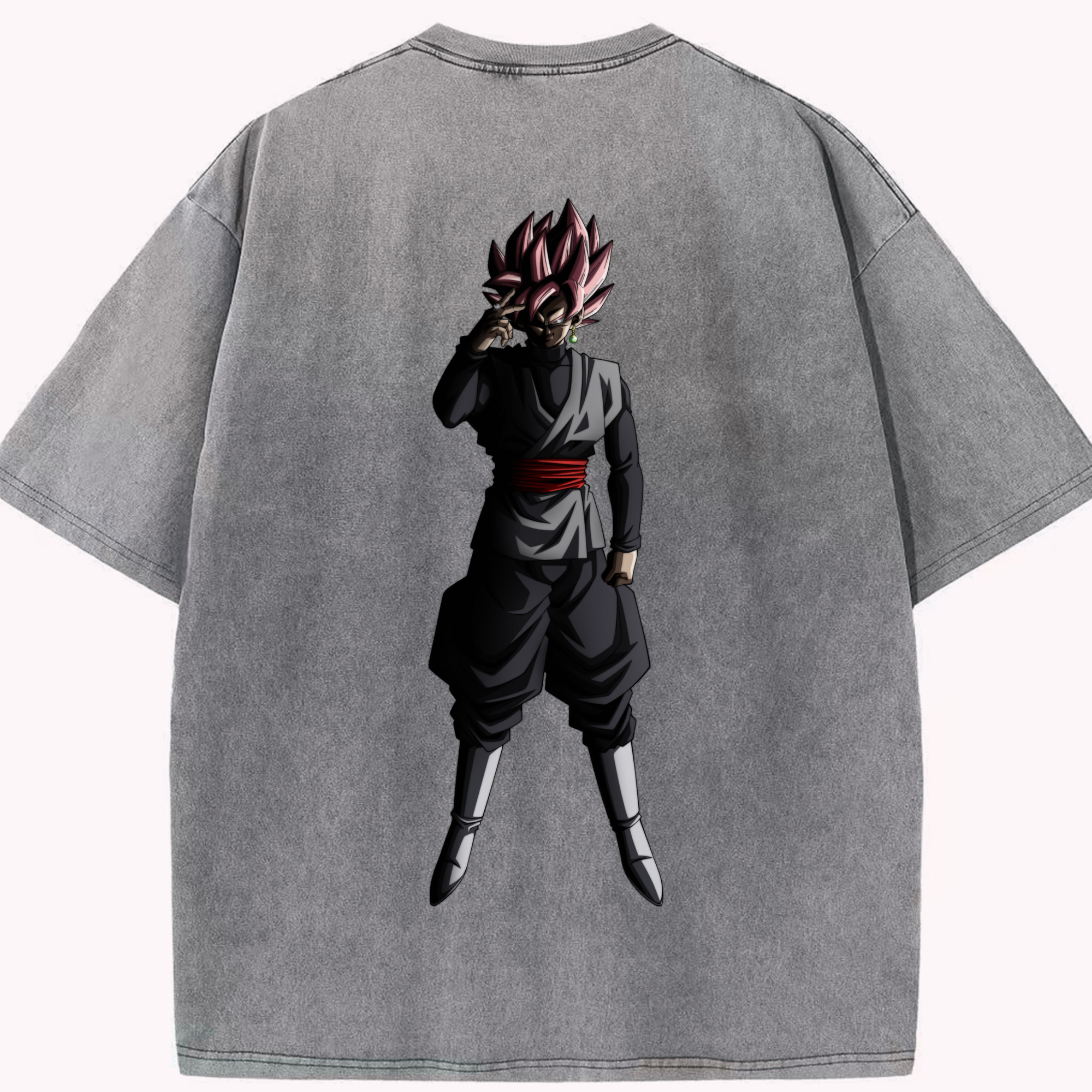 （画像用） ドラゴンボール ベジット DRAGON BALL Vegetto 綿100% ヴィンテージ風 半袖Tシャツ（背面プリント）