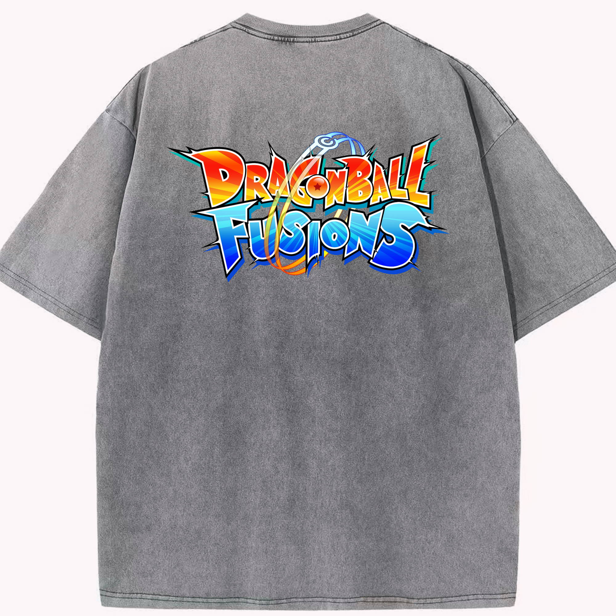 （画像用） ドラゴンボール DRAGON BALL 綿100% ヴィンテージ風 半袖Tシャツ（背面プリント）