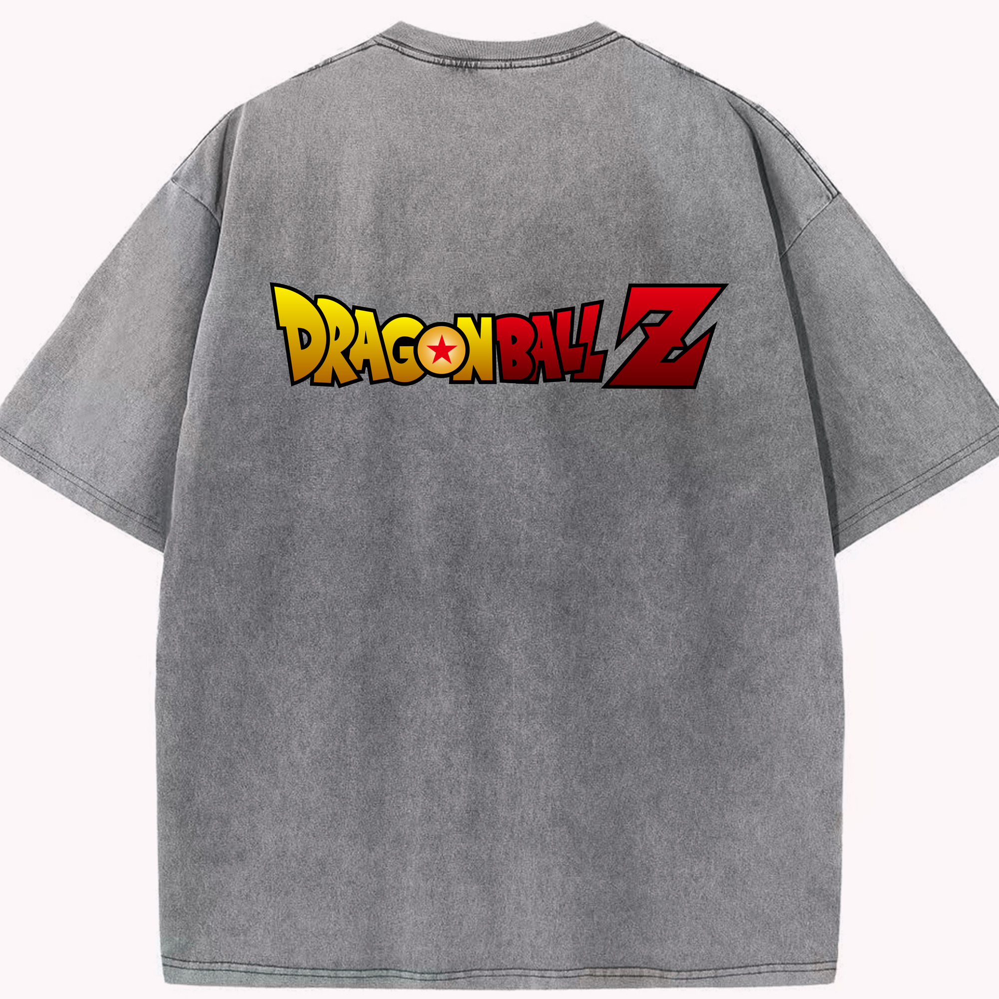 （画像用） ドラゴンボール DRAGON BALL 綿100% ヴィンテージ風 半袖Tシャツ（背面プリント）