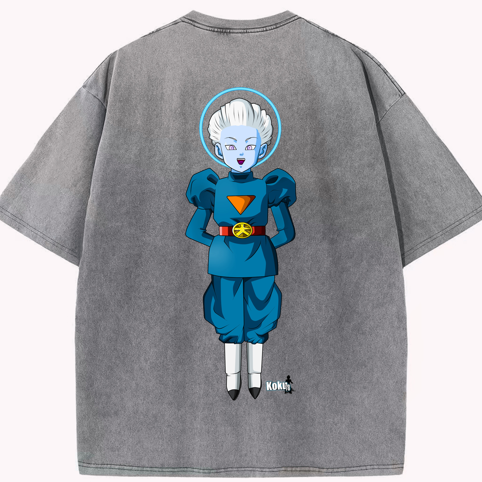 （画像用） ドラゴンボール DRAGON BALL 綿100% ヴィンテージ風 半袖Tシャツ（背面プリント）