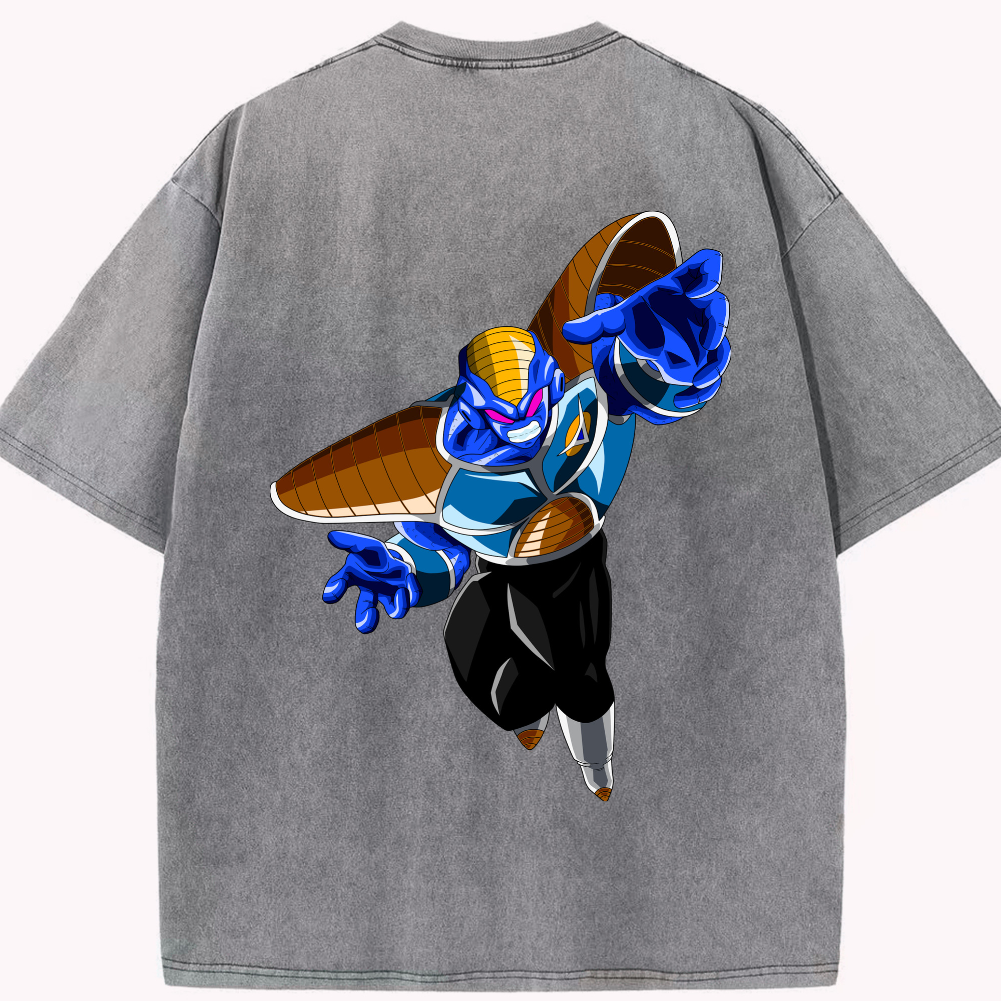 （画像用） ドラゴンボール DRAGON BALL 綿100% ヴィンテージ風 半袖Tシャツ（背面プリント）