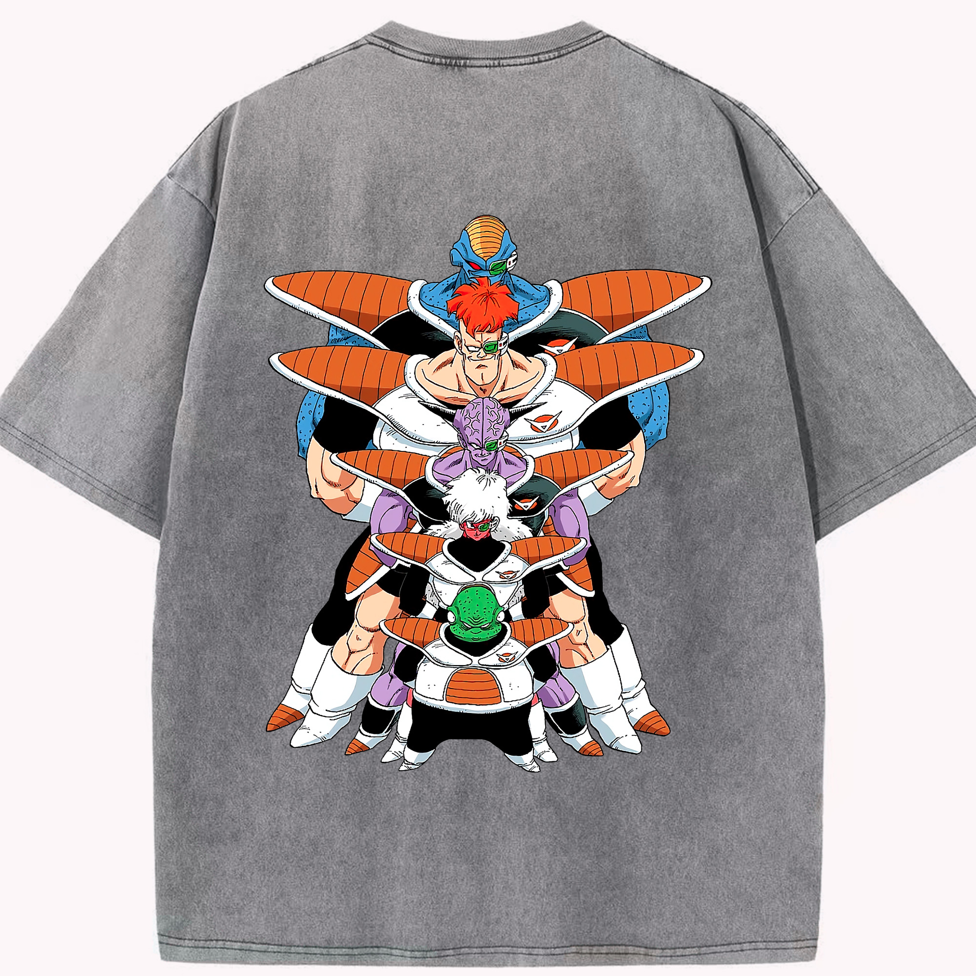 （画像用） ドラゴンボール DRAGON BALL 綿100% ヴィンテージ風 半袖Tシャツ（背面プリント）
