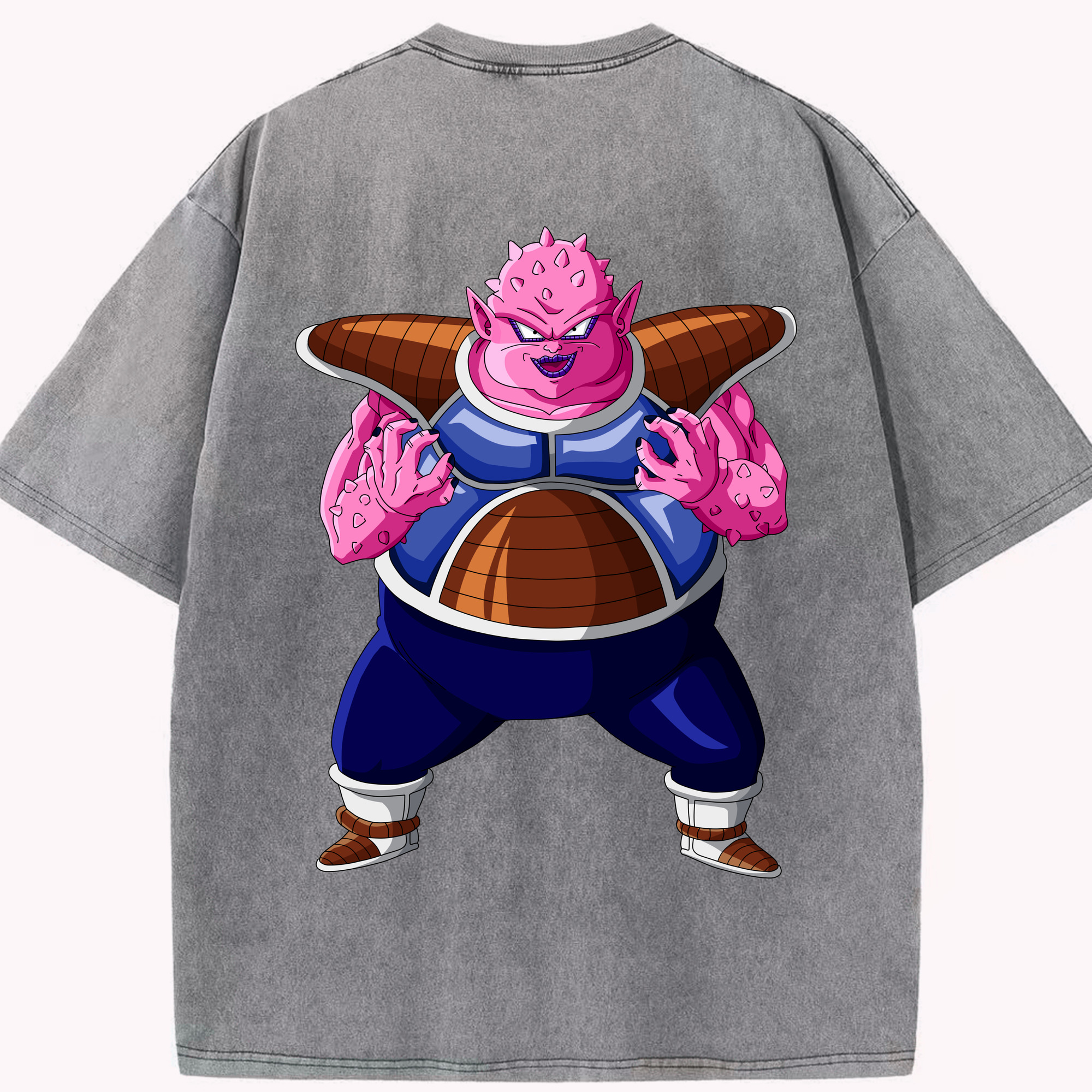 （画像用） ドラゴンボール DRAGON BALL 綿100% ヴィンテージ風 半袖Tシャツ（背面プリント）