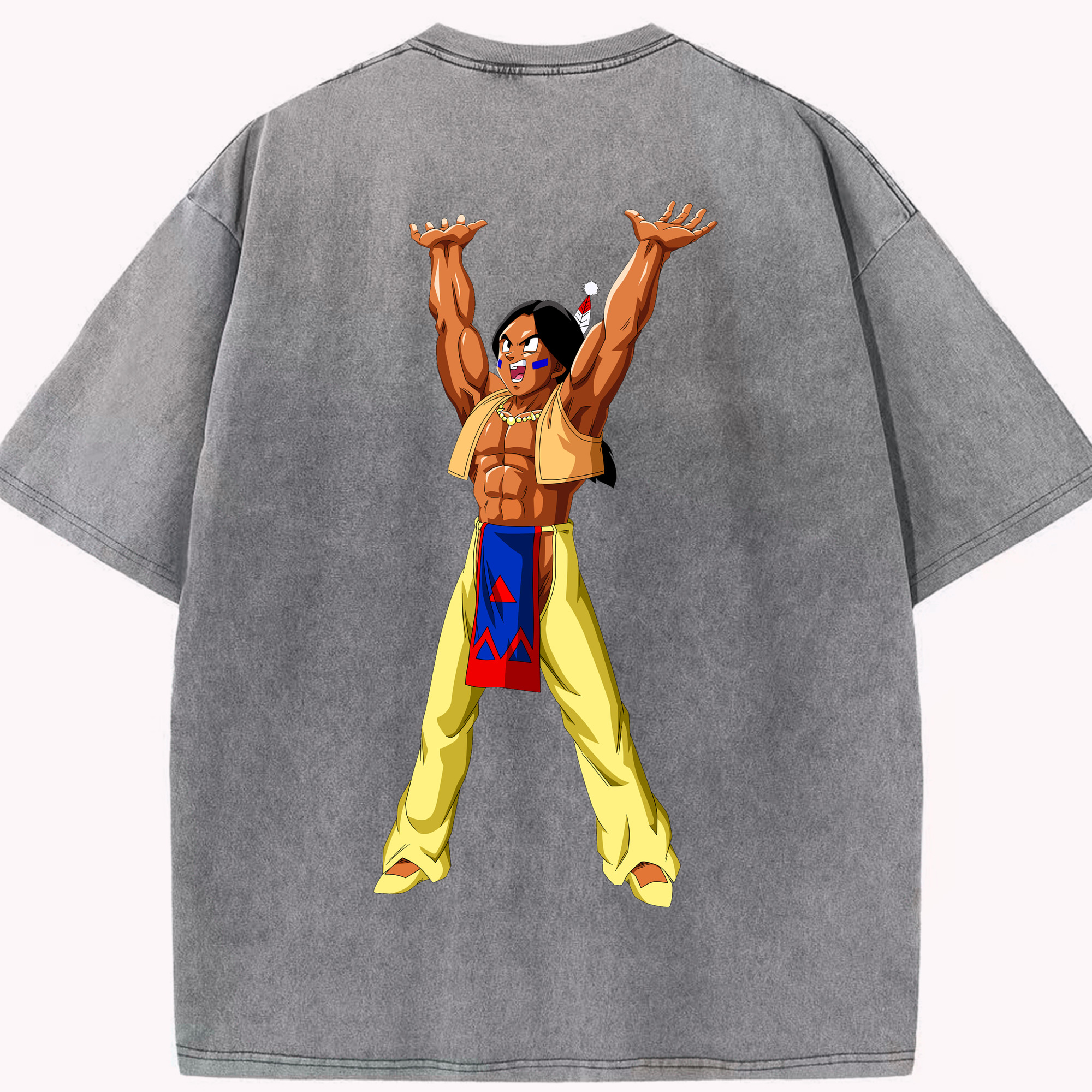 （画像用） ドラゴンボール DRAGON BALL 綿100% ヴィンテージ風 半袖Tシャツ（背面プリント）
