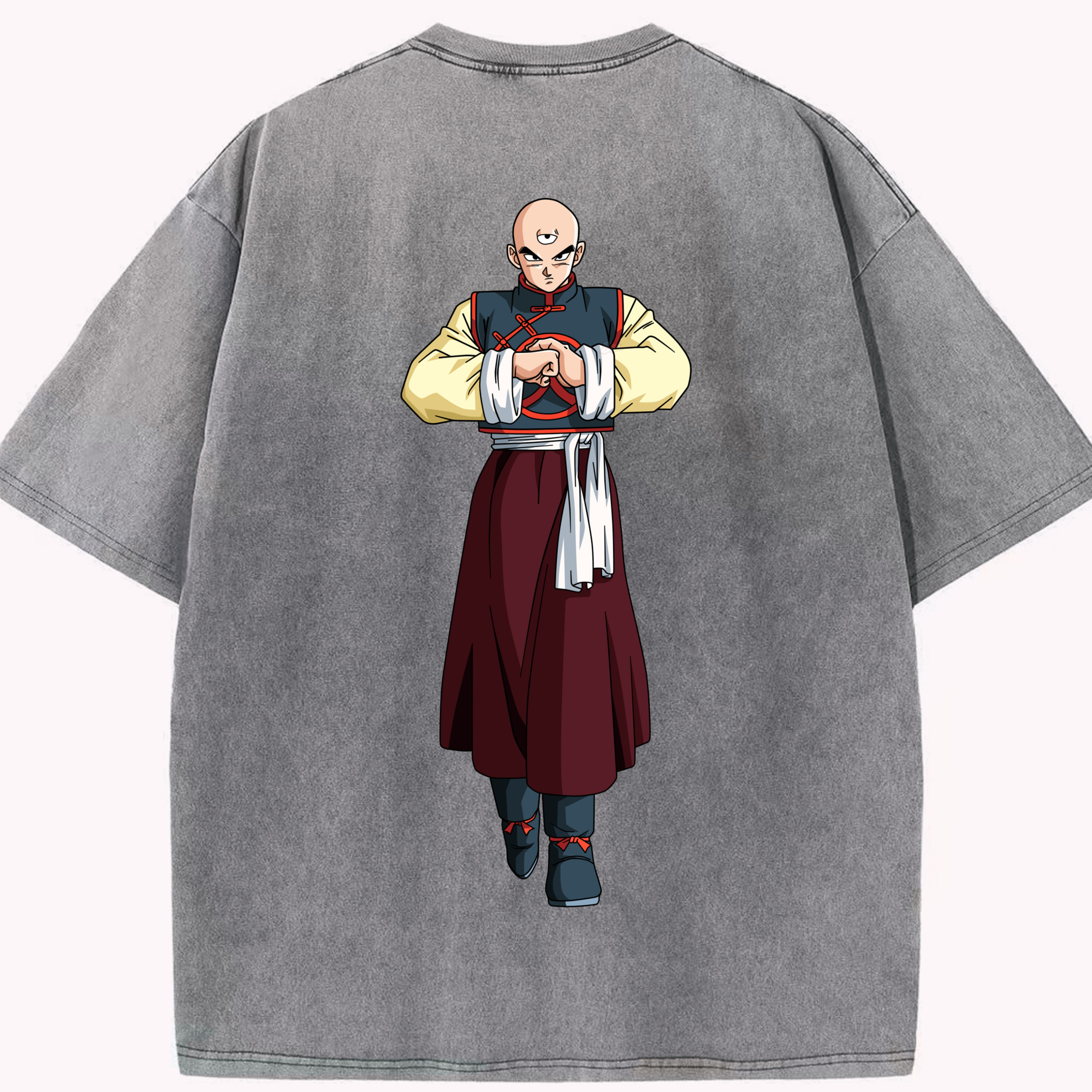 （画像用） ドラゴンボール DRAGON BALL 綿100% ヴィンテージ風 半袖Tシャツ（背面プリント）