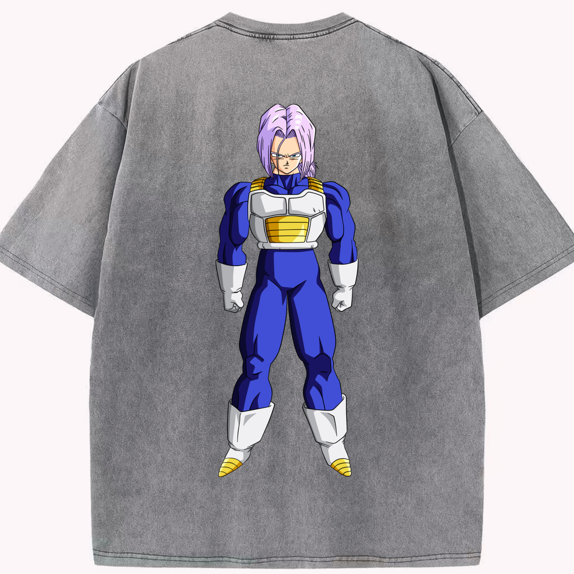 （画像用） ドラゴンボール DRAGON BALL 綿100% ヴィンテージ風 半袖Tシャツ（背面プリント）