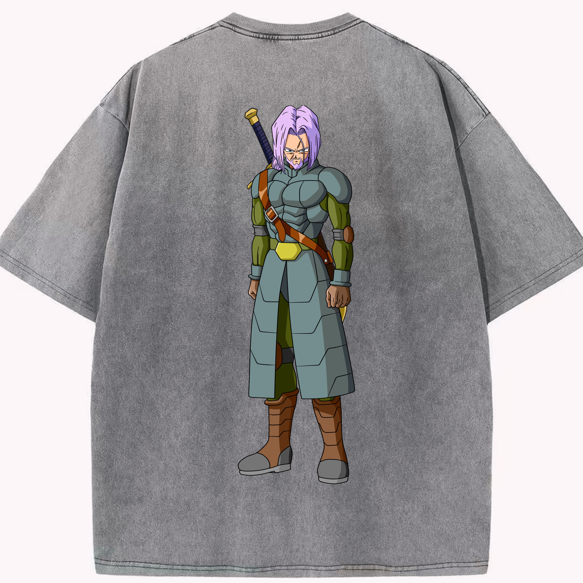 （画像用） ドラゴンボール DRAGON BALL 綿100% ヴィンテージ風 半袖Tシャツ（背面プリント）