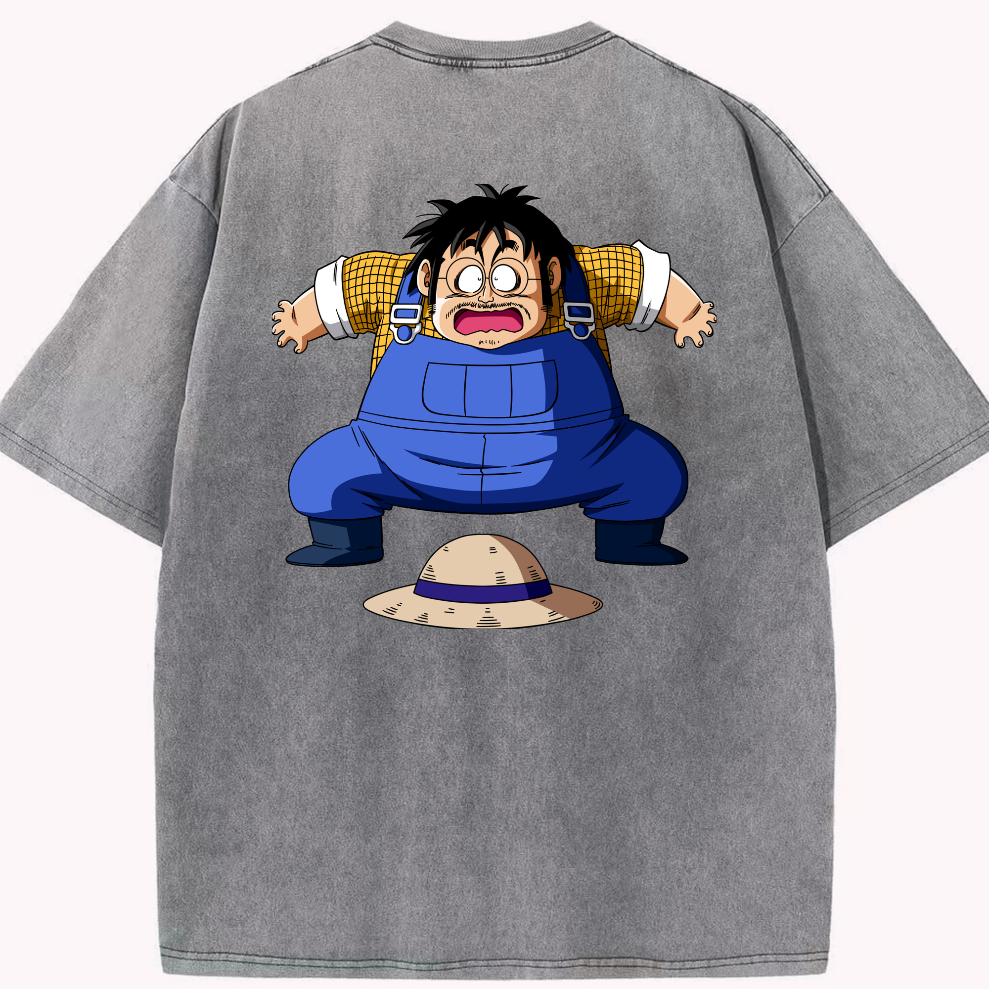 （画像用） ドラゴンボール DRAGON BALL 綿100% ヴィンテージ風 半袖Tシャツ（背面プリント）