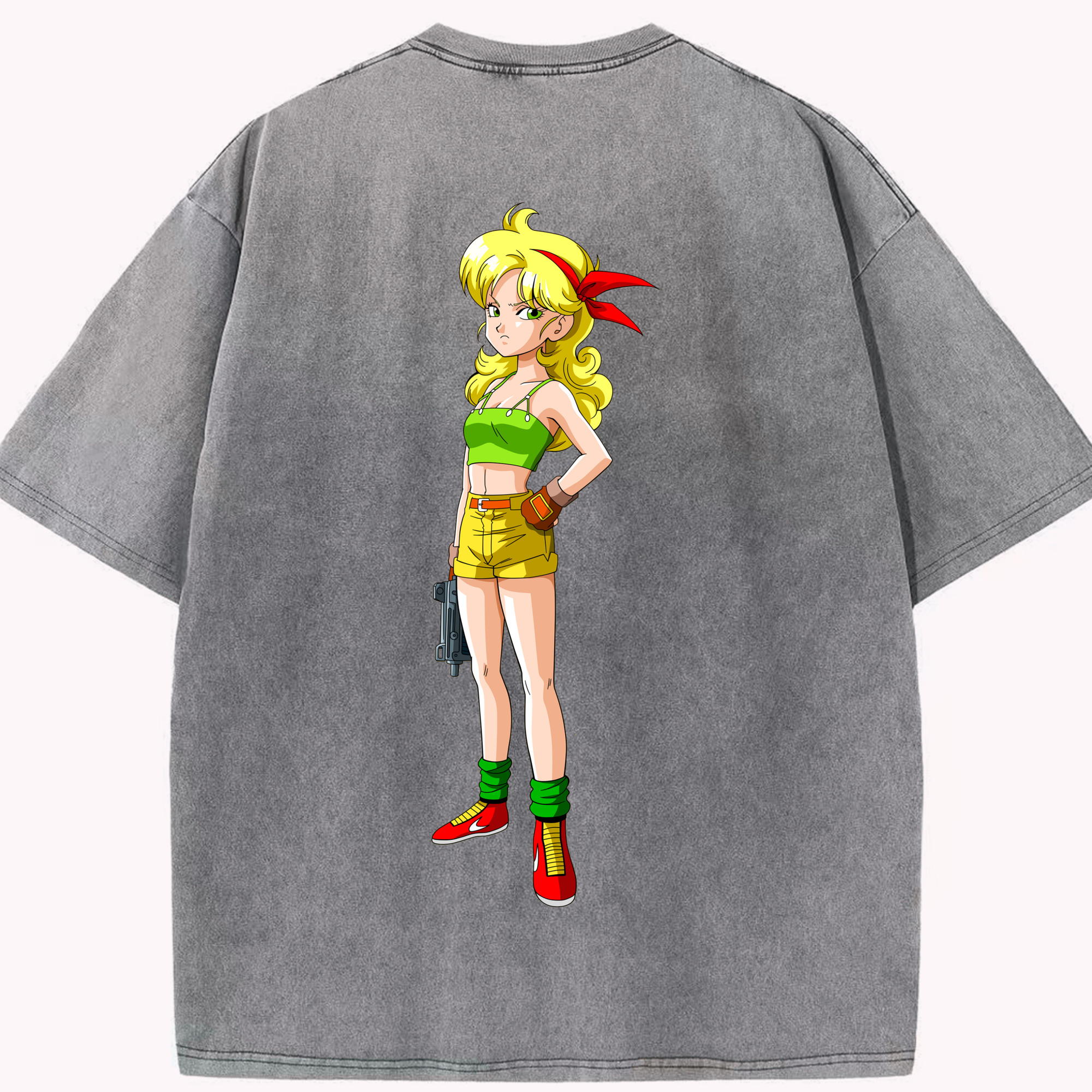 （画像用） ドラゴンボール DRAGON BALL 綿100% ヴィンテージ風 半袖Tシャツ（背面プリント）