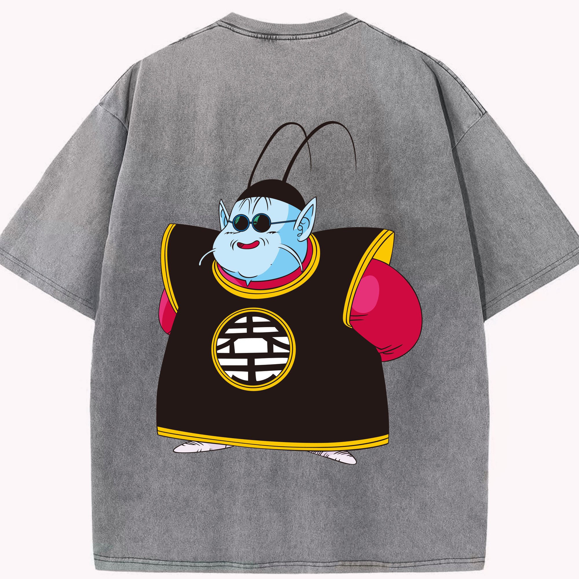 （画像用） ドラゴンボール DRAGON BALL 綿100% ヴィンテージ風 半袖Tシャツ（背面プリント）