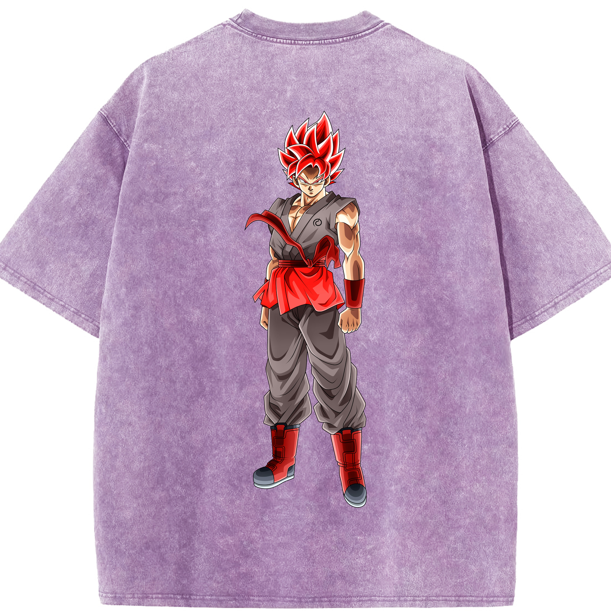 （画像用） ドラゴンボール 孫 悟飯（そんごはん）DRAGON BALL Son Gohan 綿100% ヴィンテージ風 半袖Tシャツ（背面プリント）